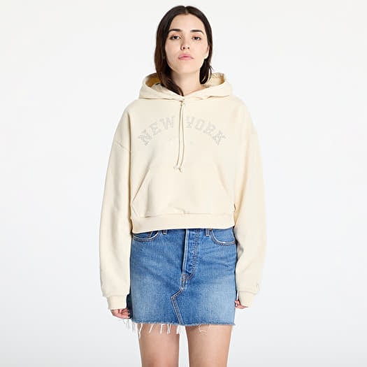 Sweatshirt New Era MLB Diamante Hoodie New York Yankees Light Cream