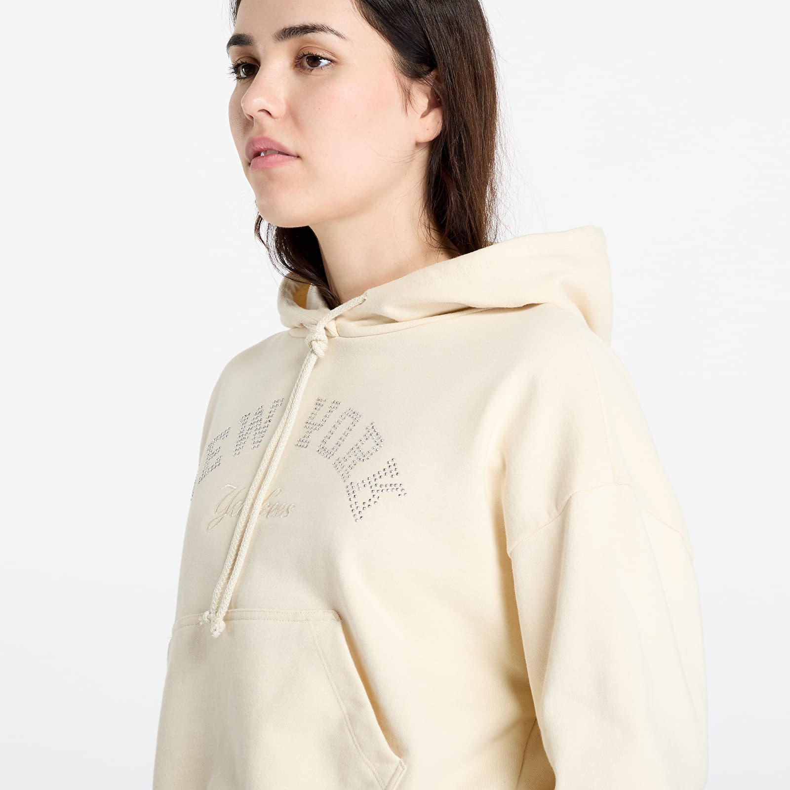 Hættetrøjer og sweatshirts New Era MLB Diamante Hoodie New York Yankees Light Cream