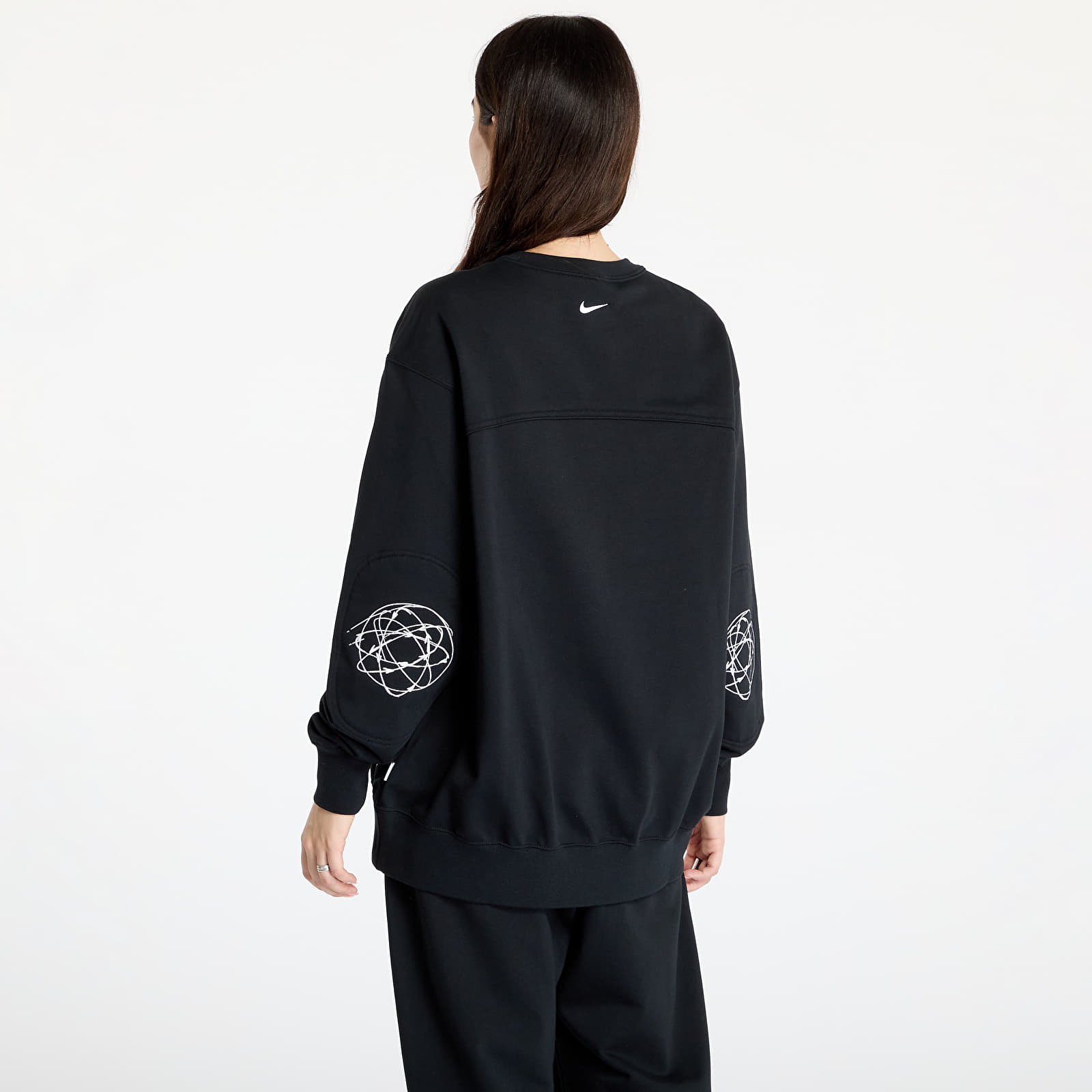 Hoodies and sweatshirts Nike Women s Sportswear Breaking Loose French Terry Top Black Queens
