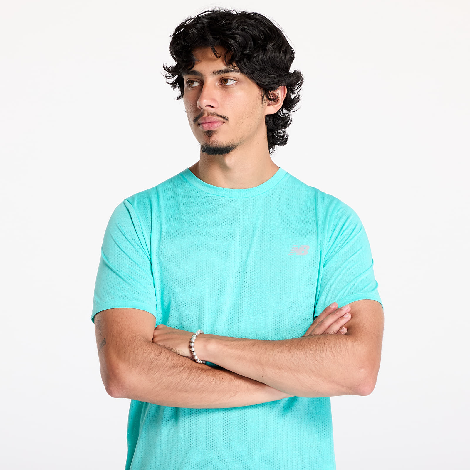 T-shirts för män New Balance Athletics T-Shirt Cyberjade