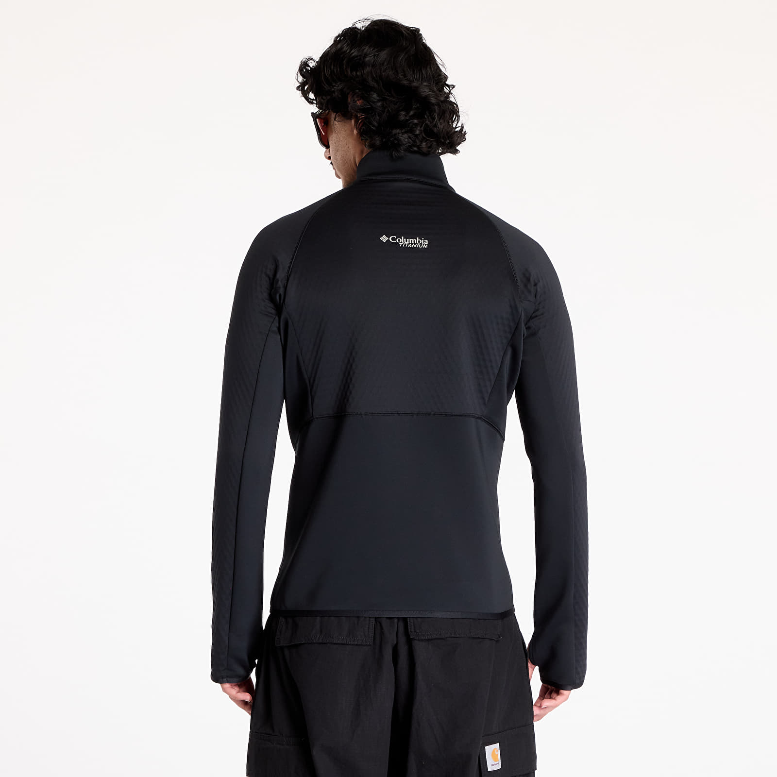 Sweatshirts til mænd Columbia Crystal Leaf™ Omni-Heat™ Helix Half Zip Heat H-Black