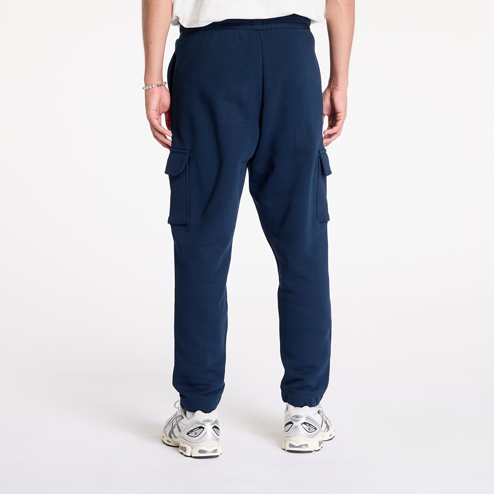 Spodnie dresowe męskie Tommy Jeans Regular Badge Cargo Pant Dark Night Navy