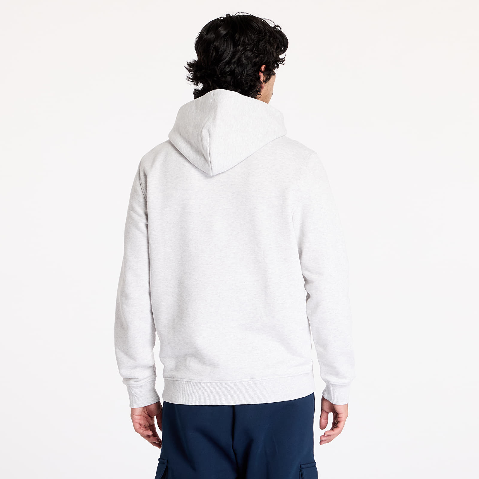 Moške majice Tommy Jeans Regular Badge Hoodie Silver Grey