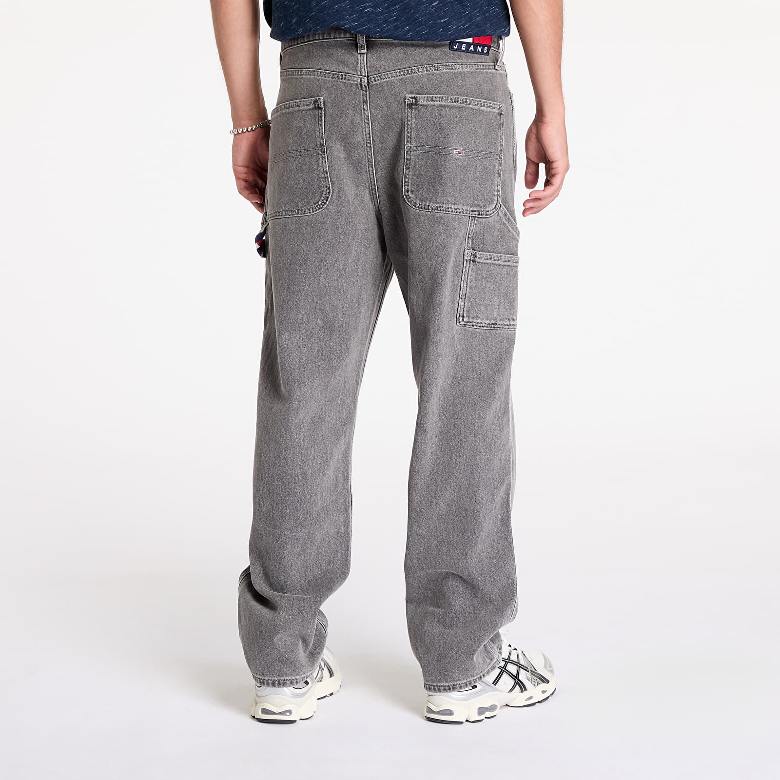 Dżinsy męskie Tommy Jeans Skater Carpenter Jeans Denim Black