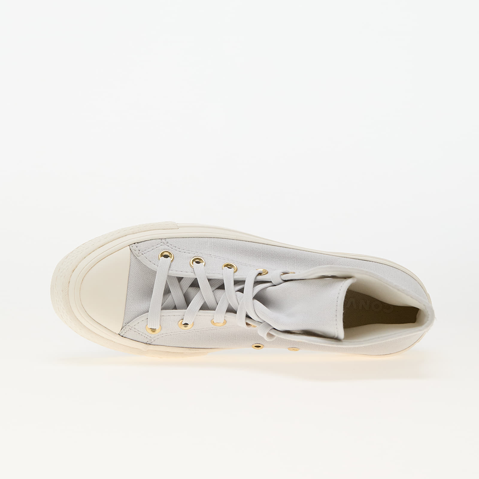 Women's sneakers and shoes Converse Chuck Taylor All Star Lift Platform Tailored Lines Barely Grey/ Egret/ Gold