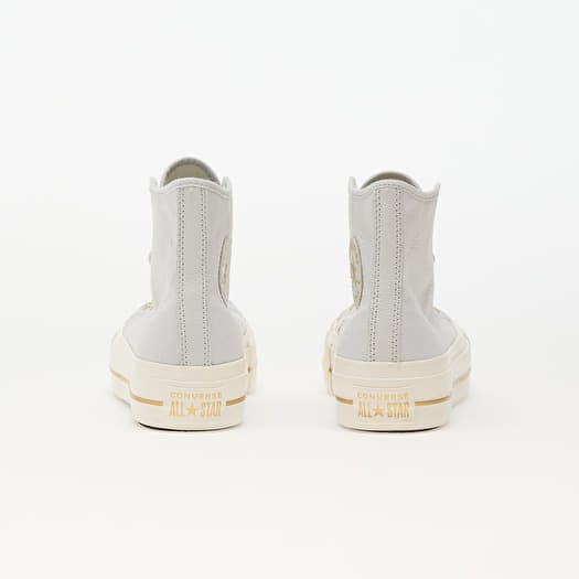 Women s sneakers and shoes Converse Chuck Taylor All Star Lift Platform Tailored Lines Barely Grey Egret Gold Queens