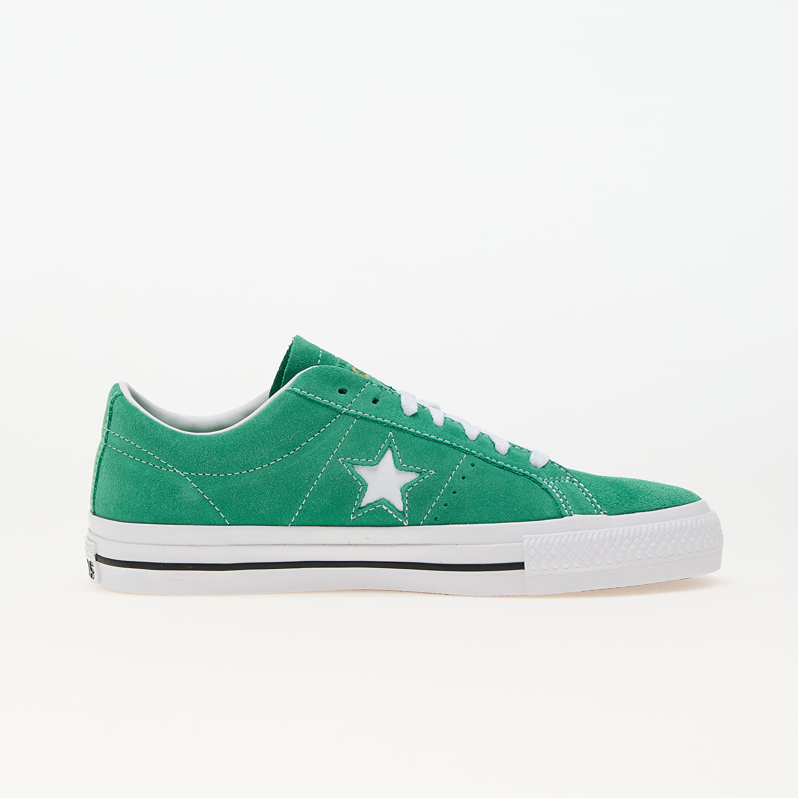 Men's sneakers and shoes Converse Cons One Star Pro Suede Apex Green/ White/ Black