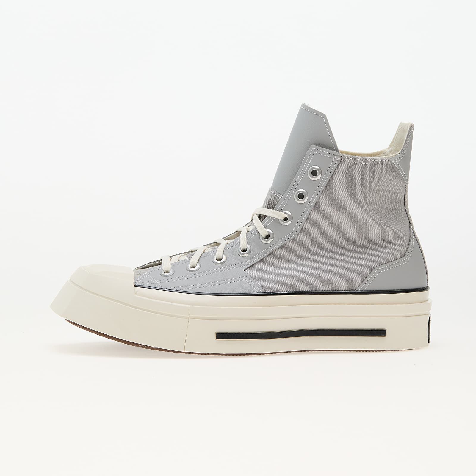 Men's sneakers and shoes Converse Chuck 70 De Luxe Squared Grey Area/ Black/ Egret