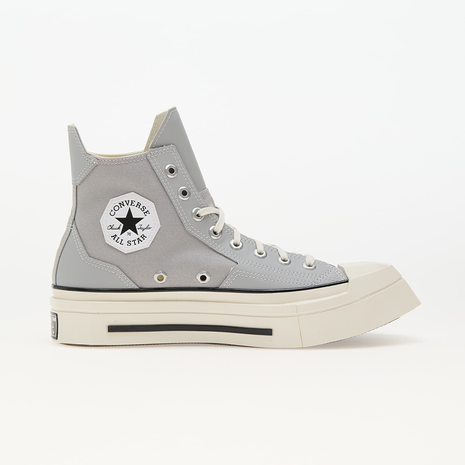 Men's sneakers and shoes Converse Chuck 70 De Luxe Squared Grey Area/ Black/ Egret