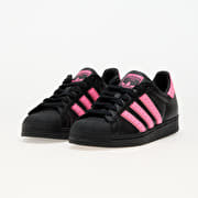 Adidas black e amp; pink superstar trainers deals