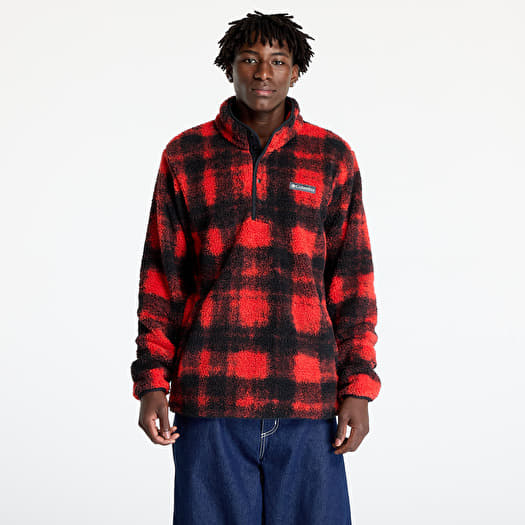 Columbia Rugged Ridge™ Half Snap Fleece Sail Red Omblur