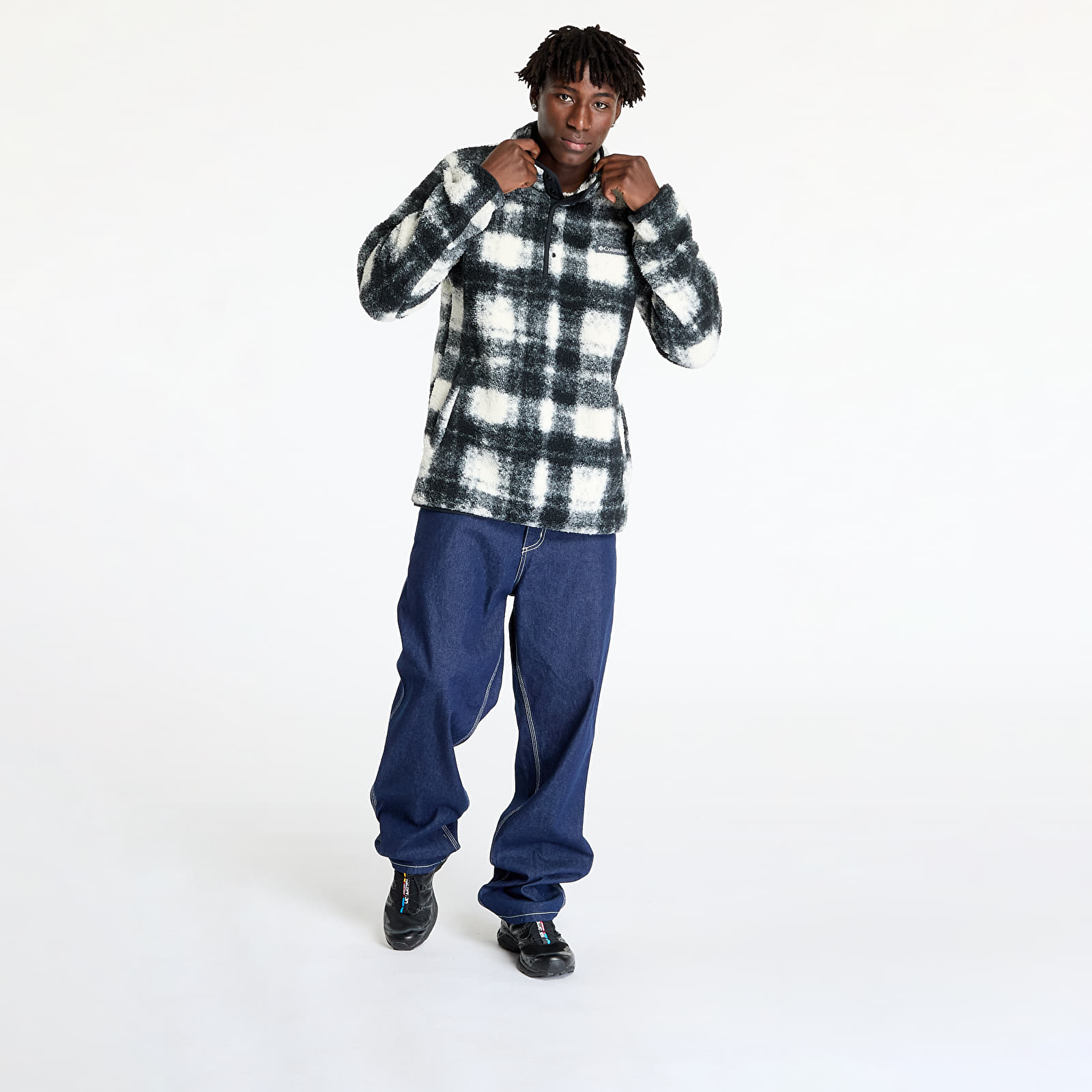 Мъжки потници Columbia Rugged Ridge™ Half Snap Fleece Chalk Omblur