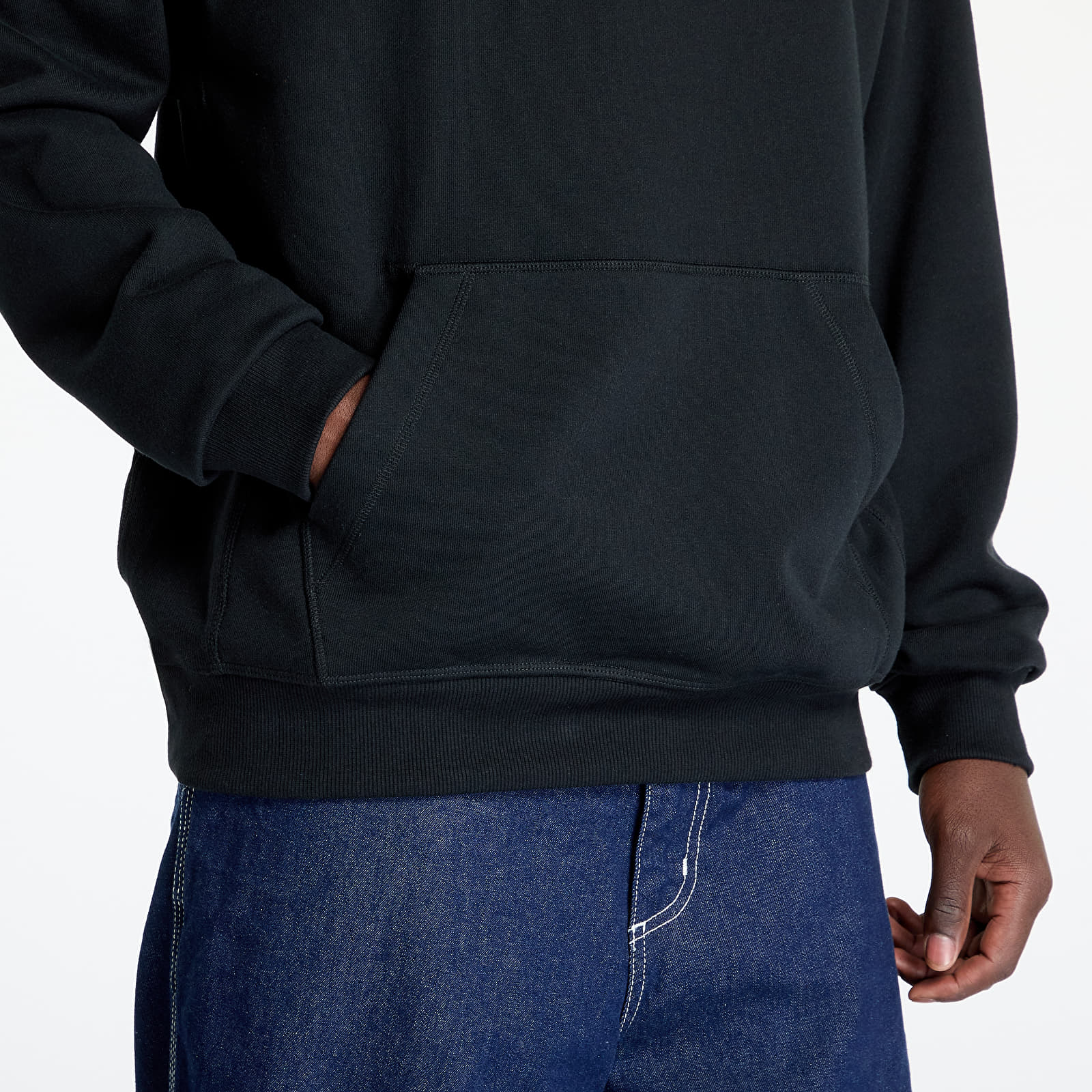 Sudaderas de hombre New Balance Athletics French Terry Hoodie Black