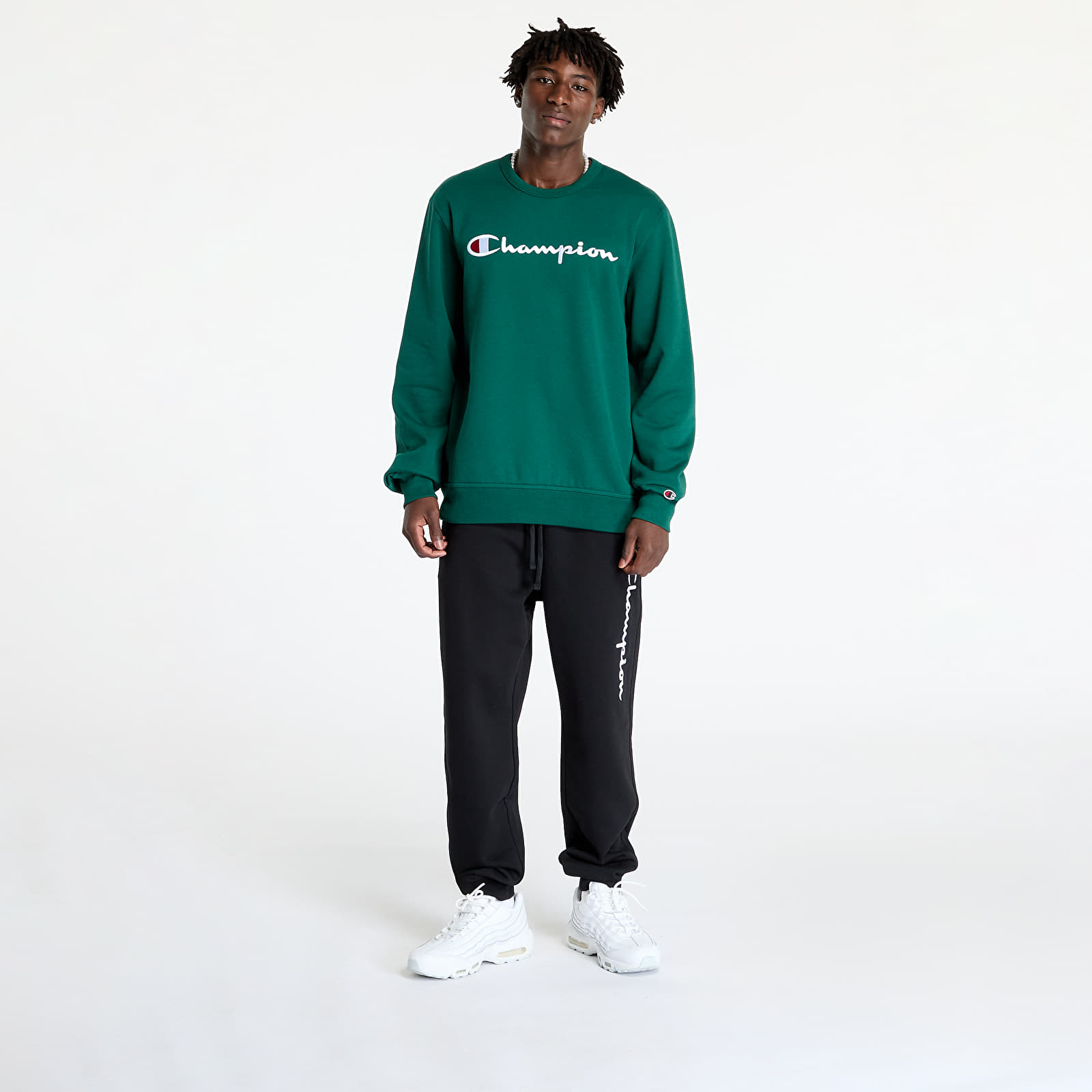 Hoodies and sweatshirts Champion Crewneck Sweatshirt Green Queens