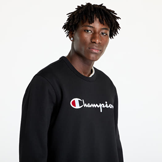 Hoodies and sweatshirts Champion Crewneck Sweatshirt Black Queens