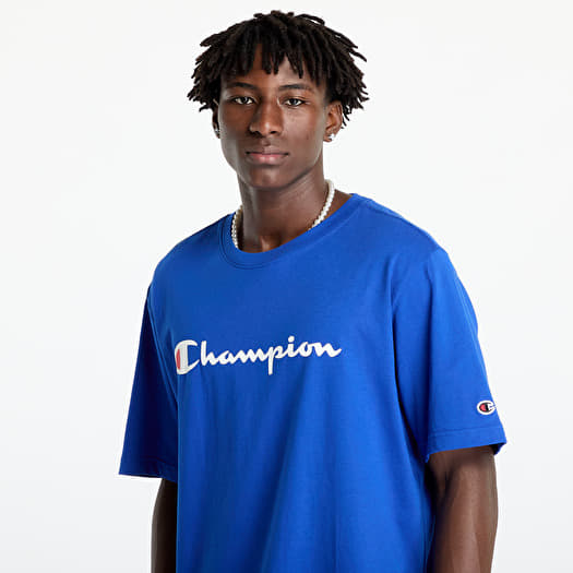T shirts Champion SS Tee Blue Queens