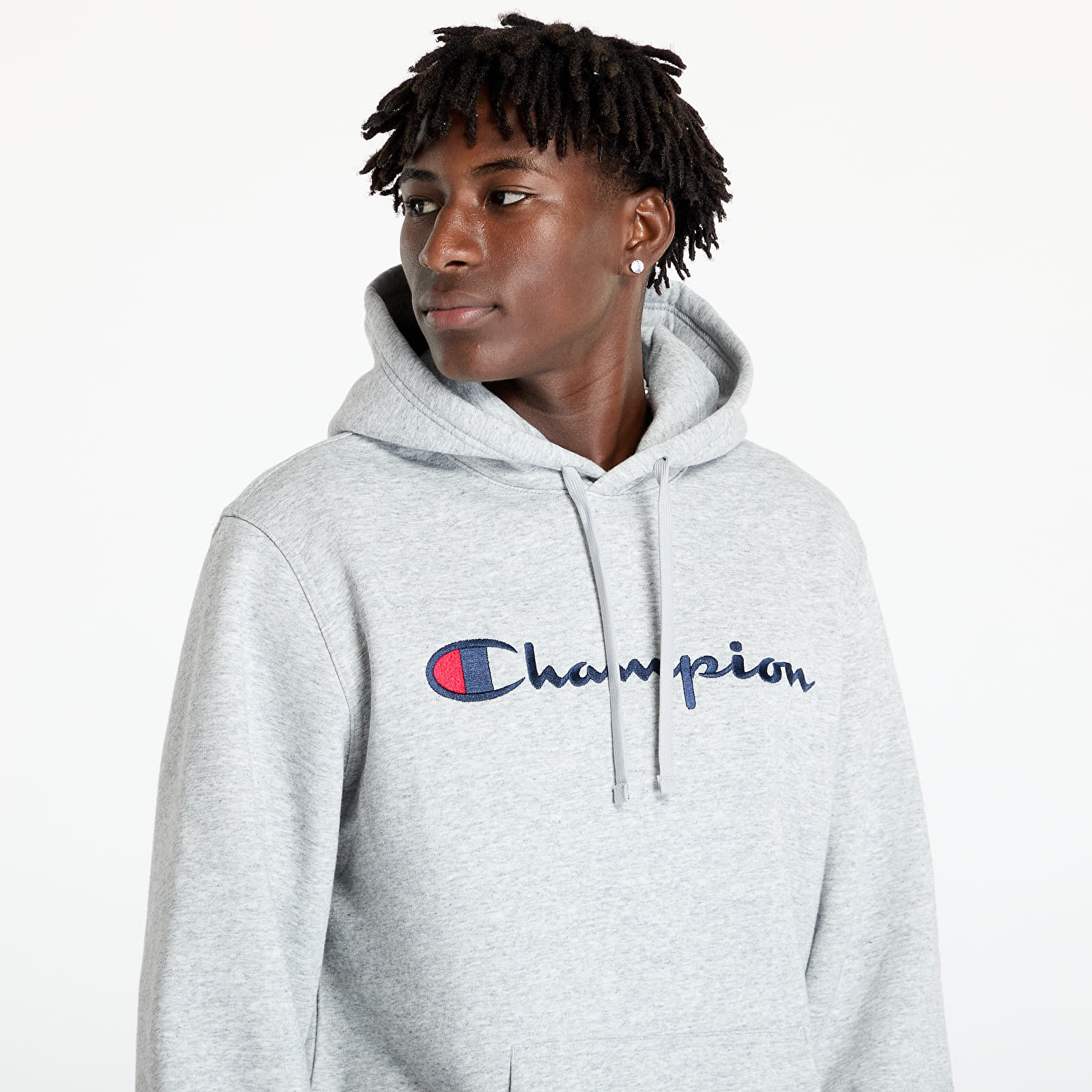 Grey champion all over hoodie on sale