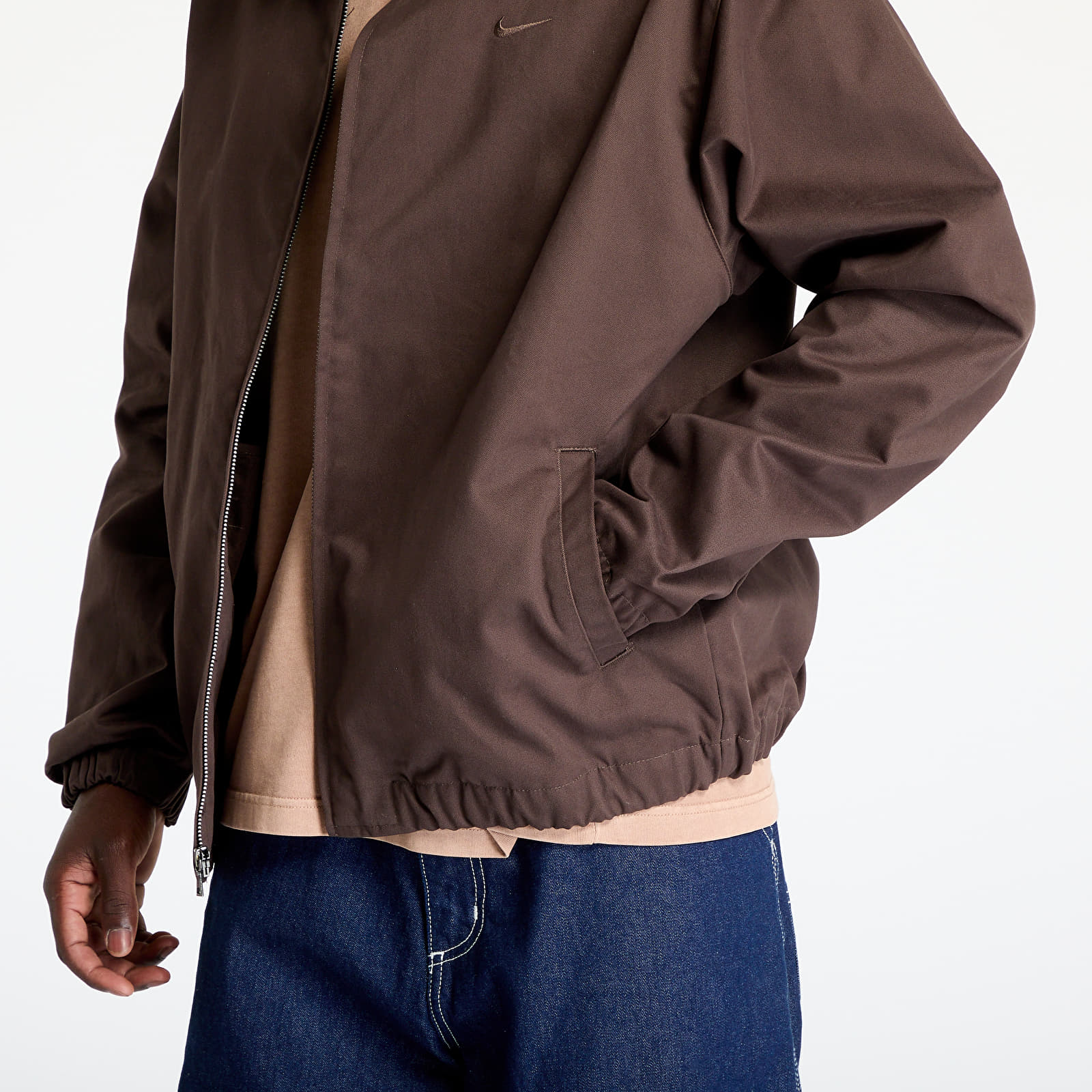 Jackets Nike Life Men's Woven Harrington Jacket Baroque Brown/ Baroque Brown