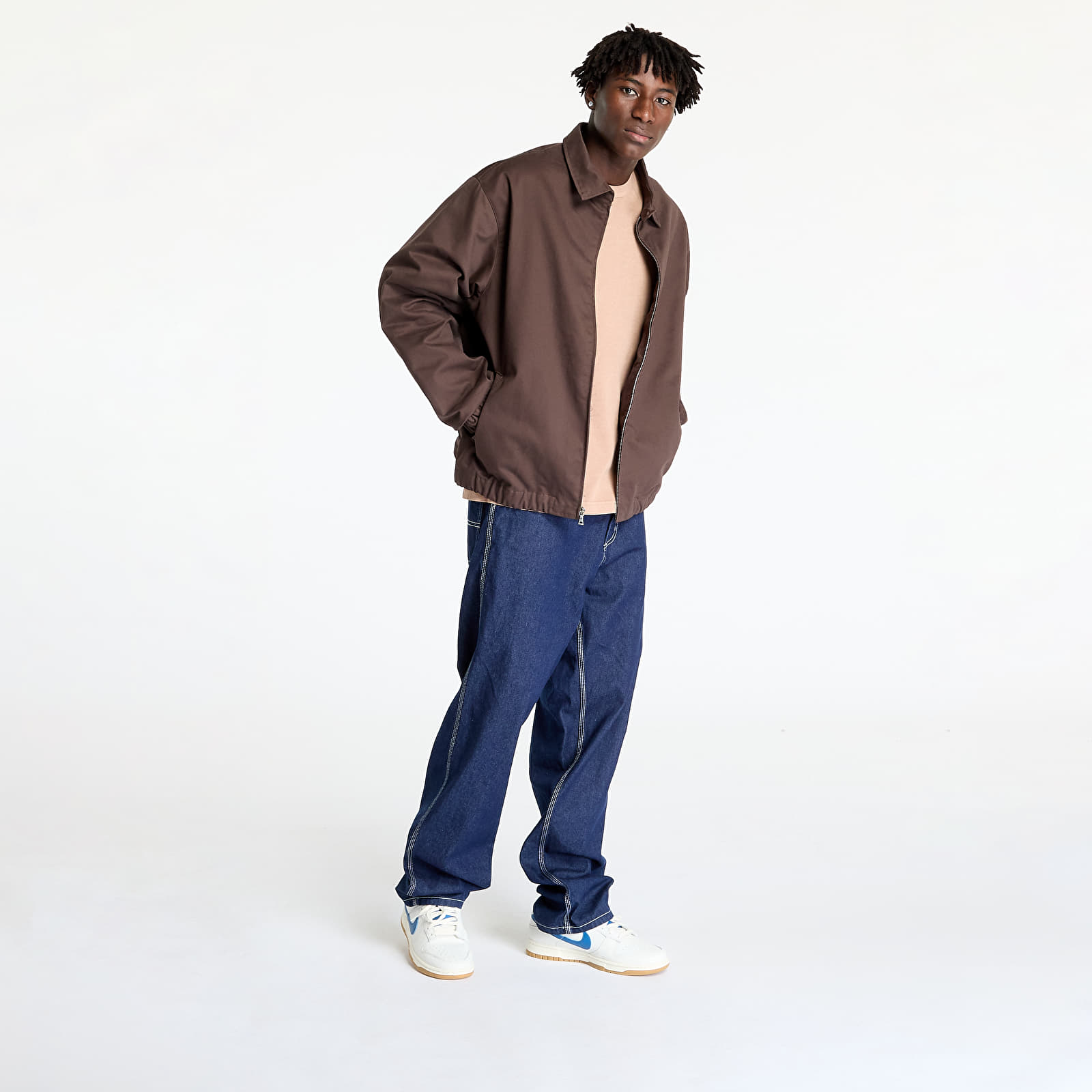 Jackets Nike Life Men's Woven Harrington Jacket Baroque Brown/ Baroque Brown
