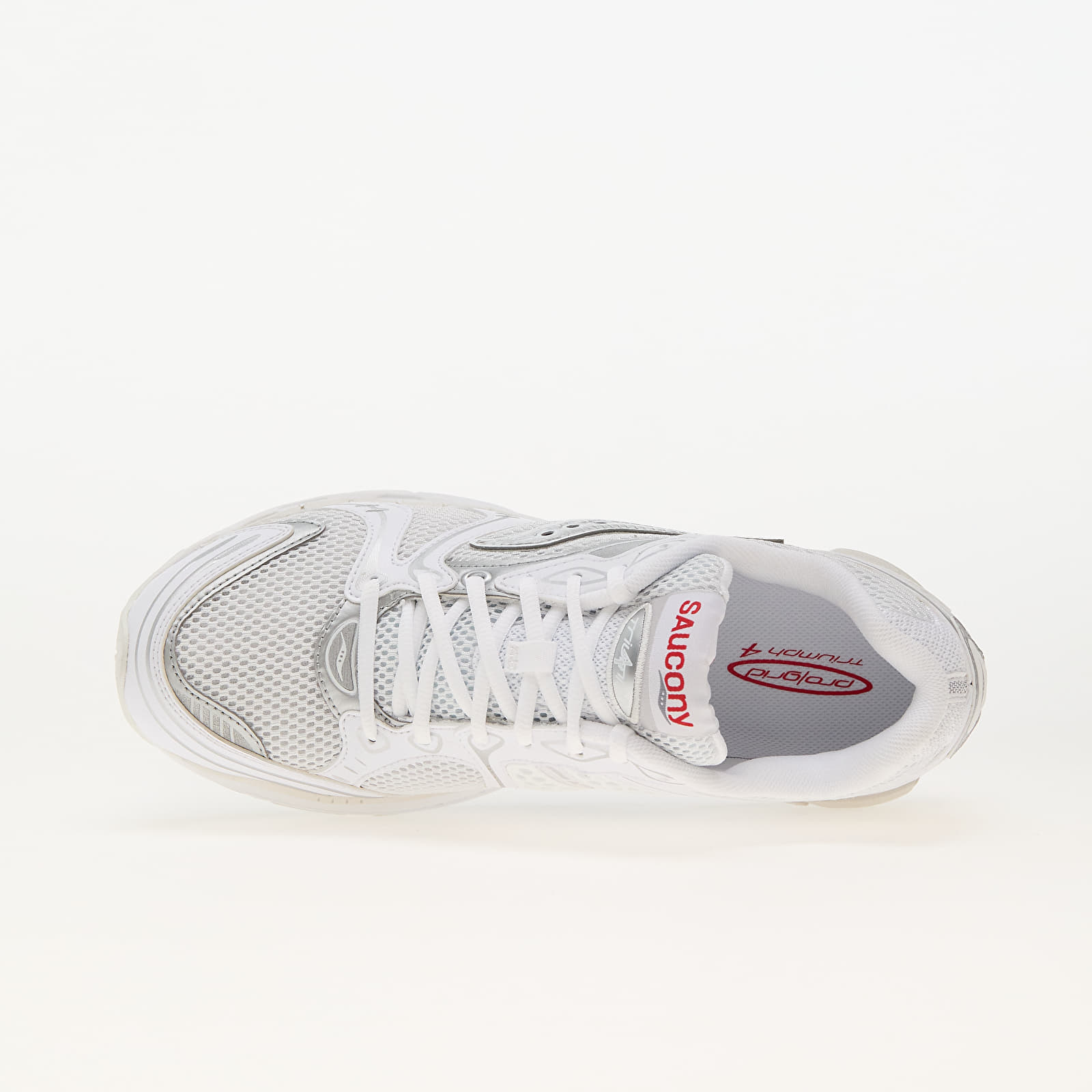 Herensneakers en -schoenen Saucony Progrid Triumph 4 White/ Silver