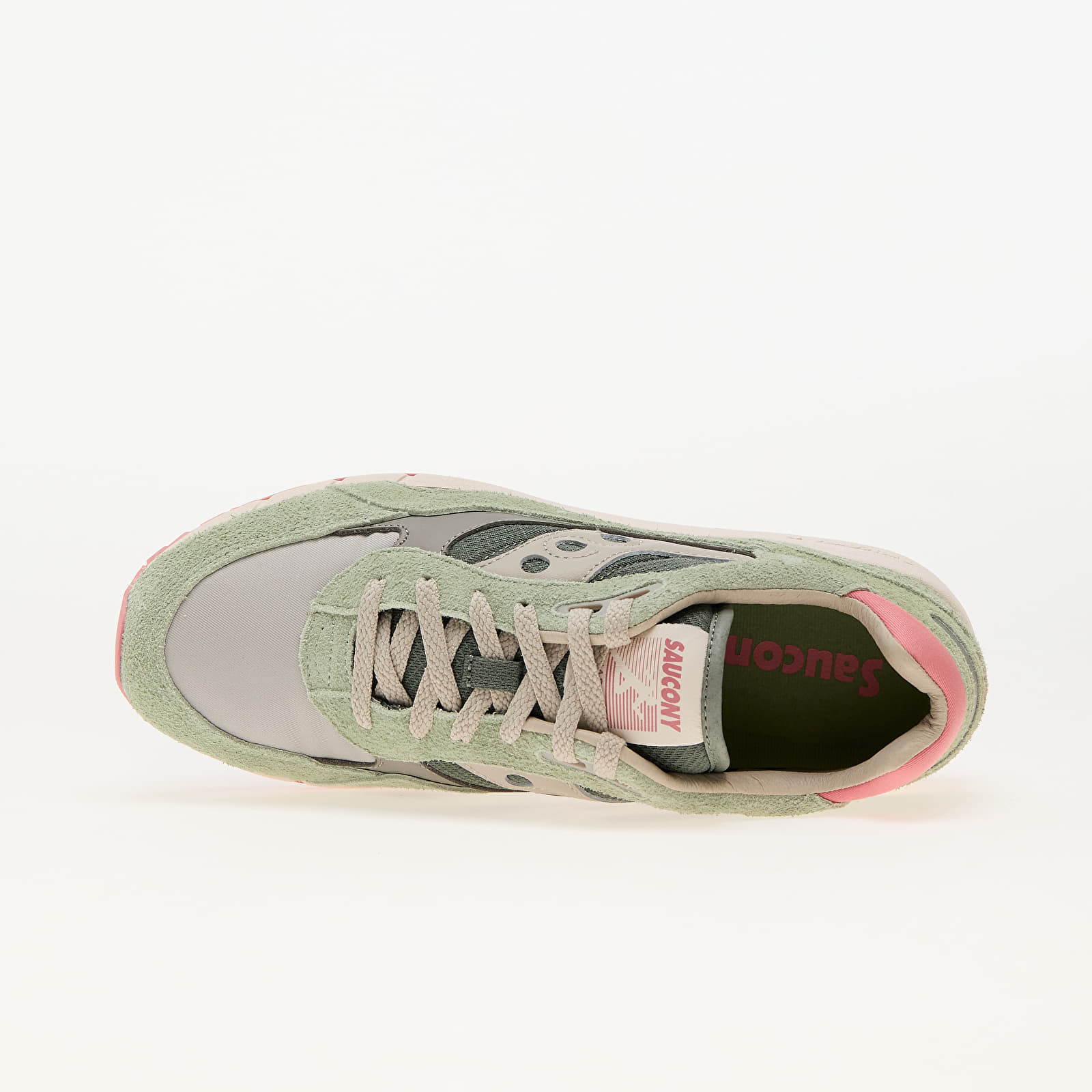 Joggesko og sko for kvinner Saucony Shadow 6000 Green/ Ivory