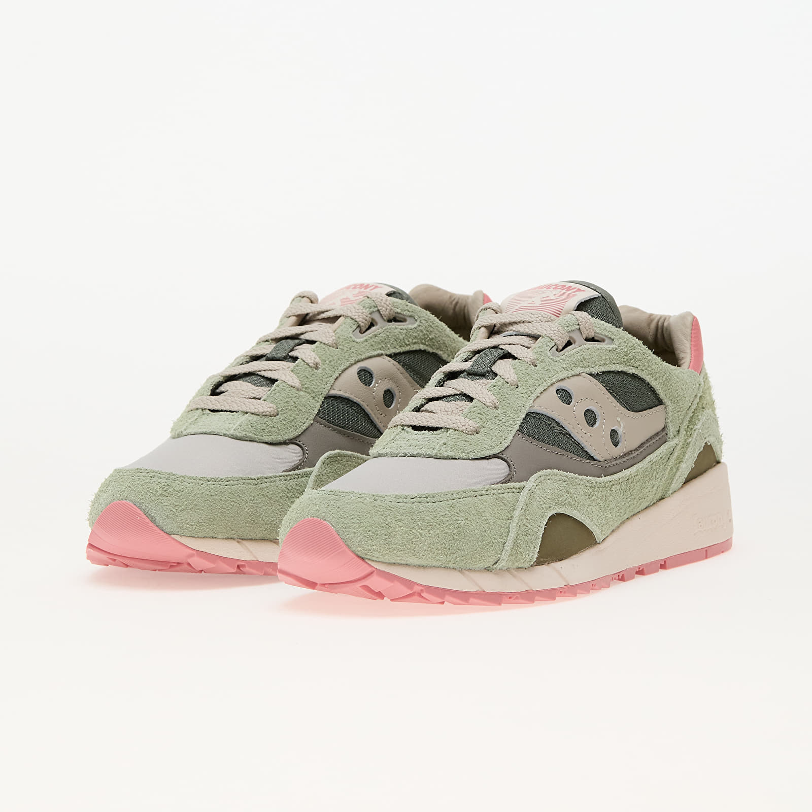 Joggesko og sko for kvinner Saucony Shadow 6000 Green/ Ivory