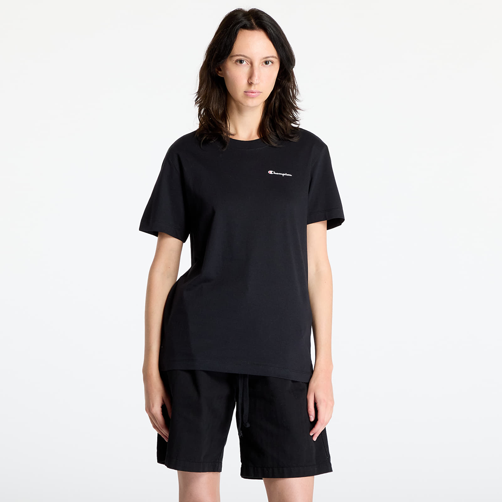 Camisetas de mujer Champion SS Tee Black