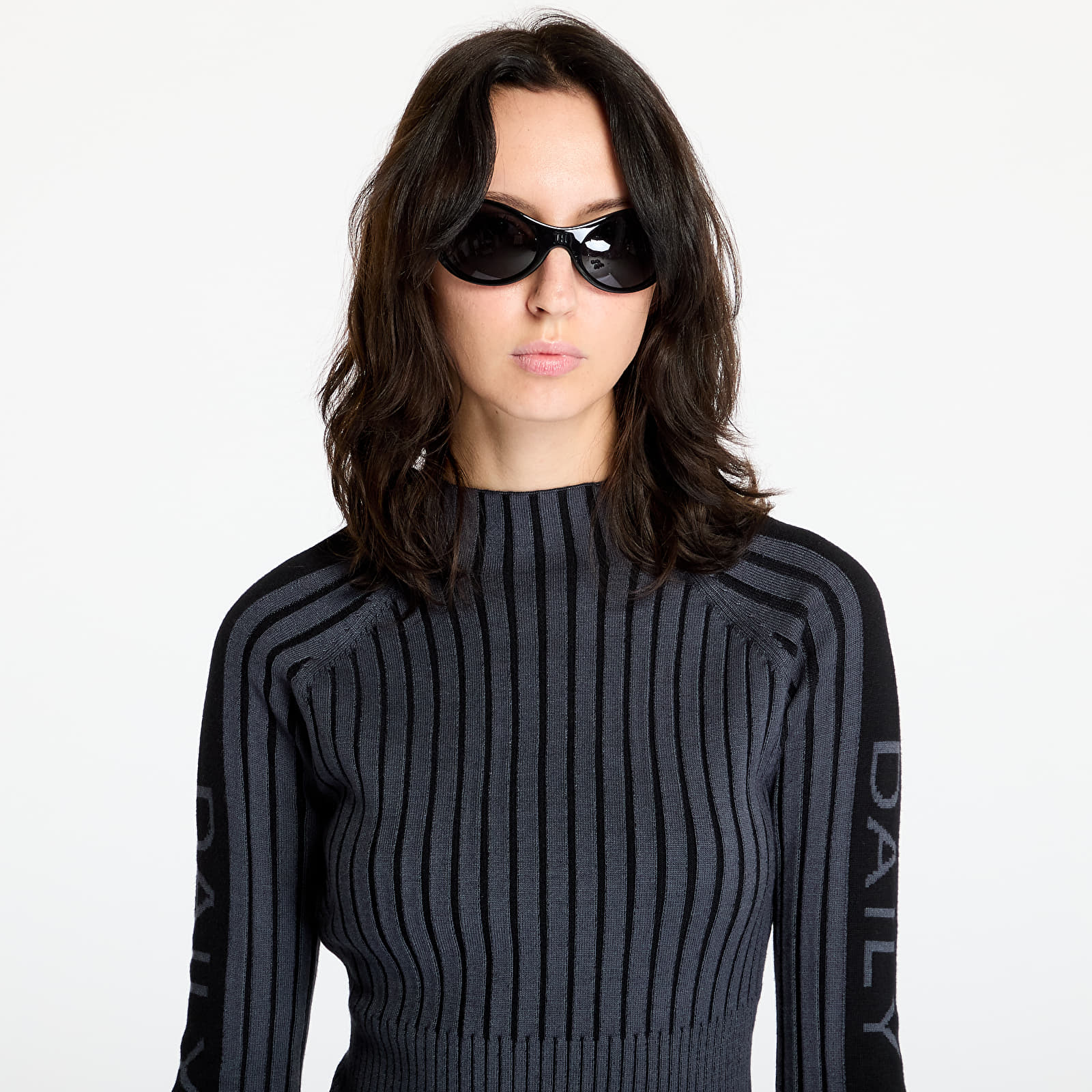 Puloverji Daily Paper Lore Knit Top Grey
