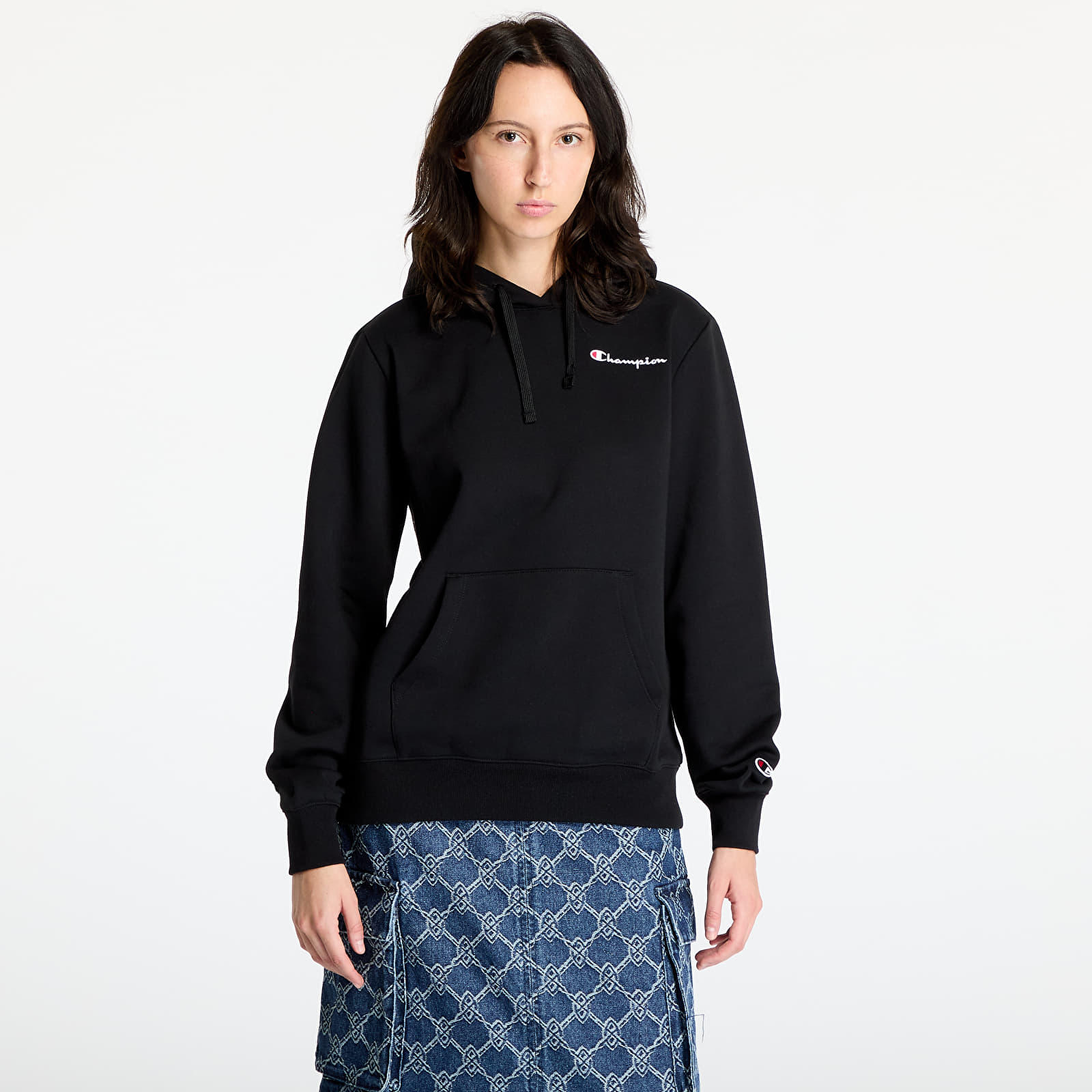 Sweatshirts Champion Hooded Sweatshirt Black