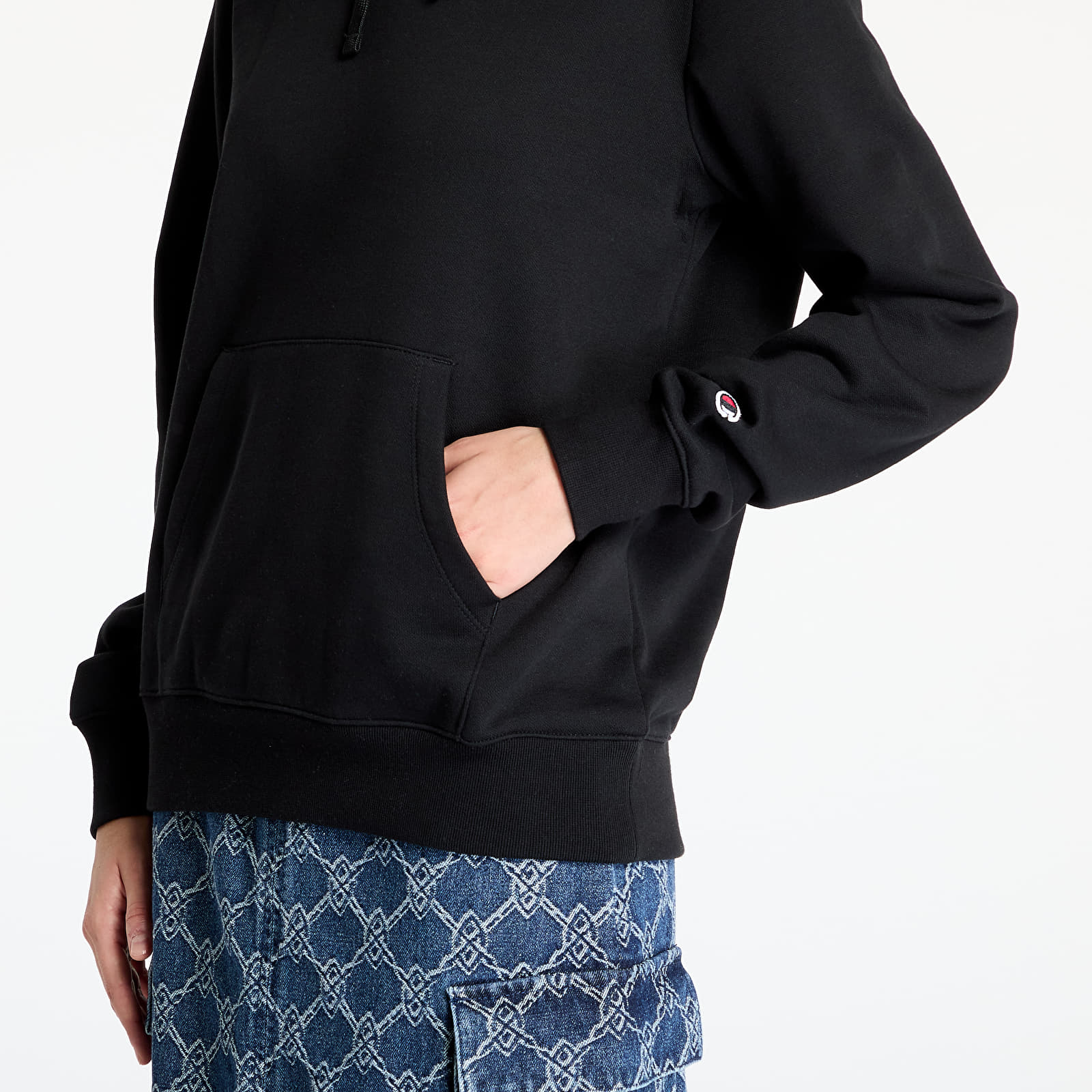 Sweatshirts Champion Hooded Sweatshirt Black