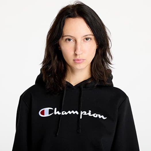 Hoodies and sweatshirts Champion Hooded Sweatshirt Black Queens