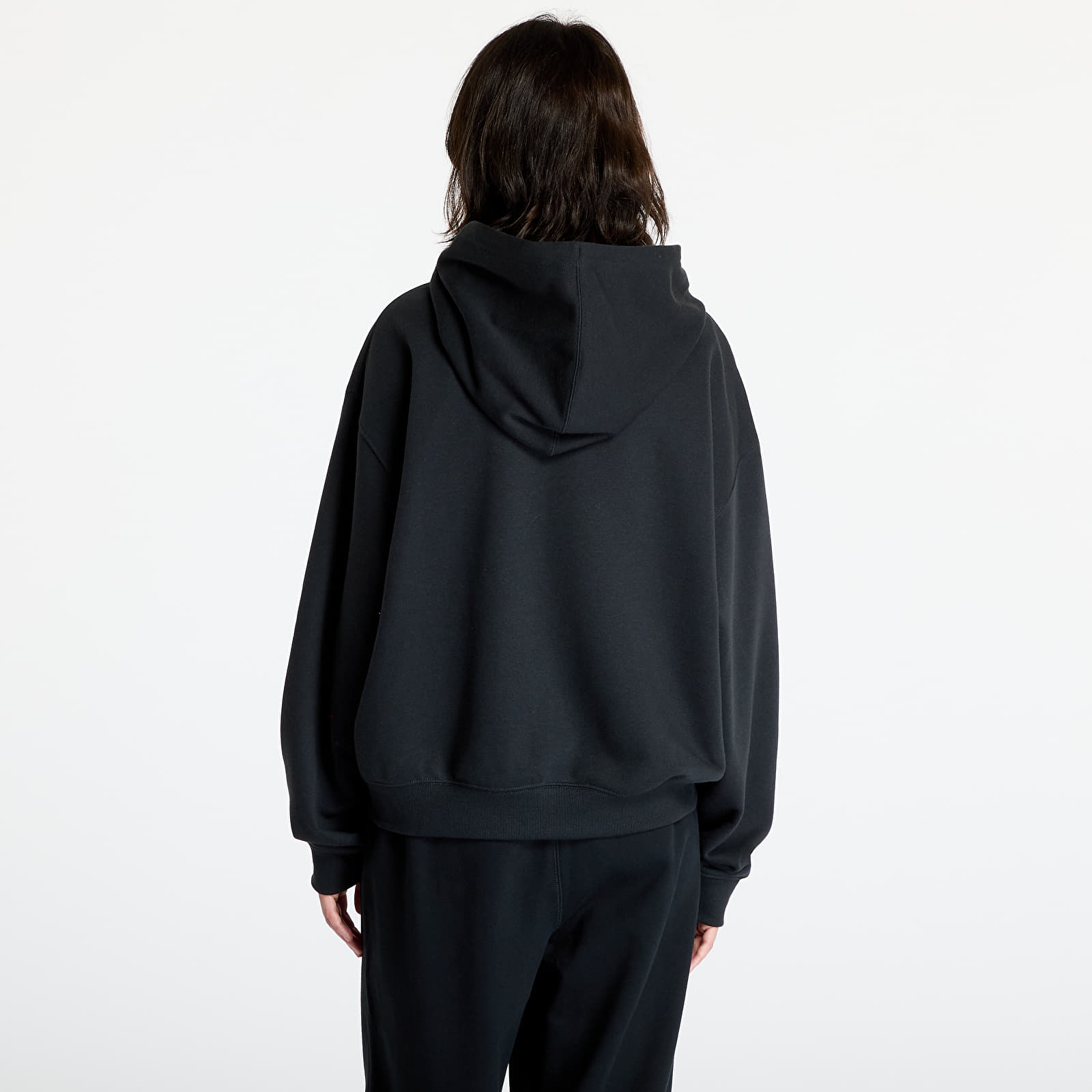 Women's Sweatshirts New Balance Sport Essentials French Terry Logo Hoodie Black