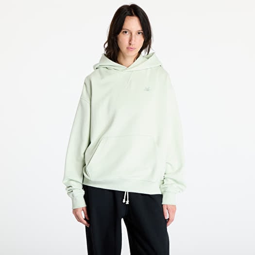 New Balance Athletics French Terry Hoodie Natural Mint