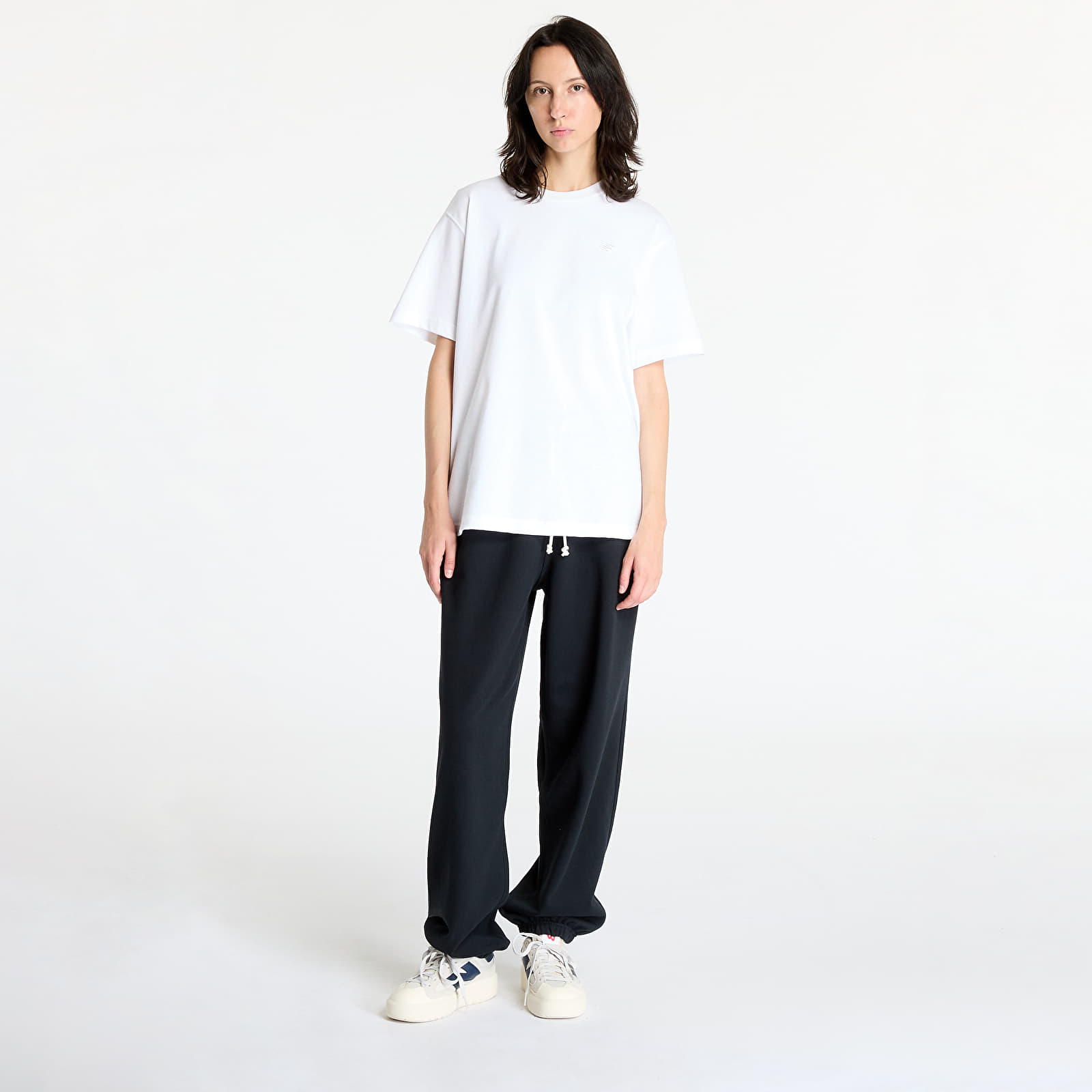 Women's T-shirts New Balance Athletics Jersey T-Shirt White
