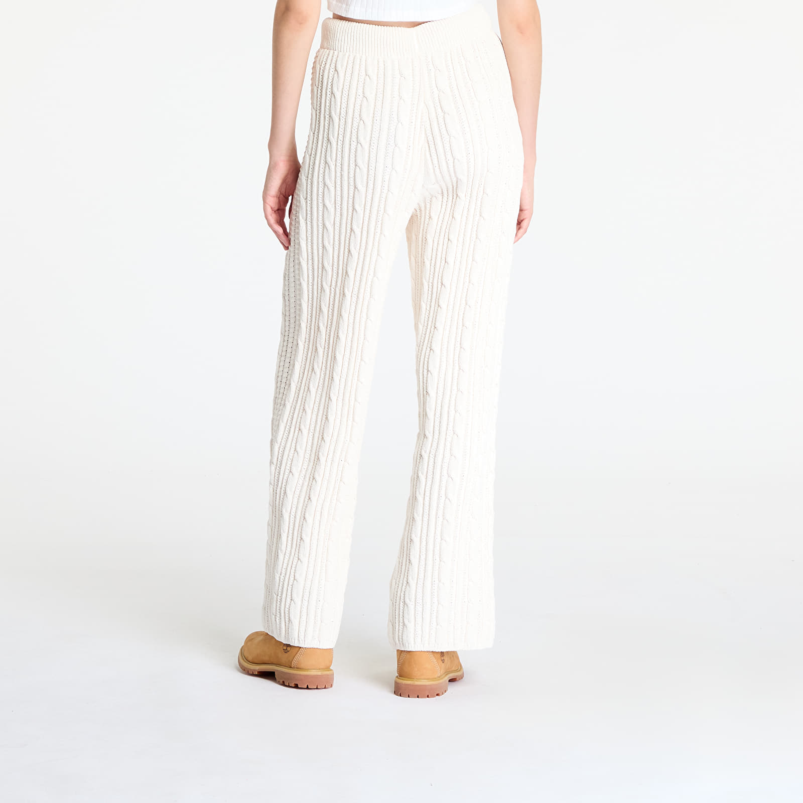 Women's Trousers adidas Knited Jogger Pant Wonder White