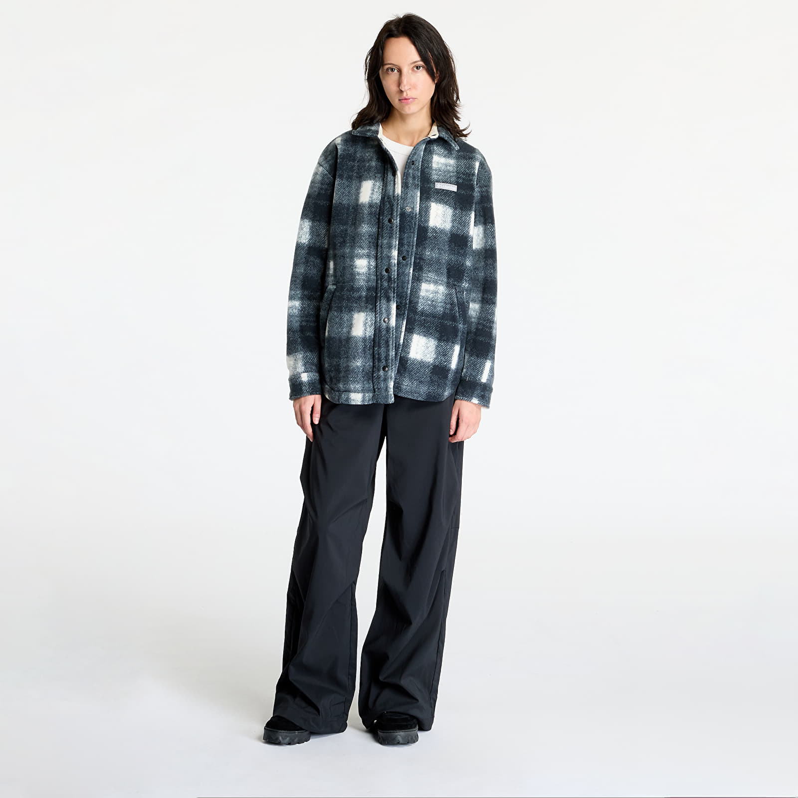 Casacos de senhora Columbia Benton Springs™ Shirt Jacket II Chalk Omblur Tonal