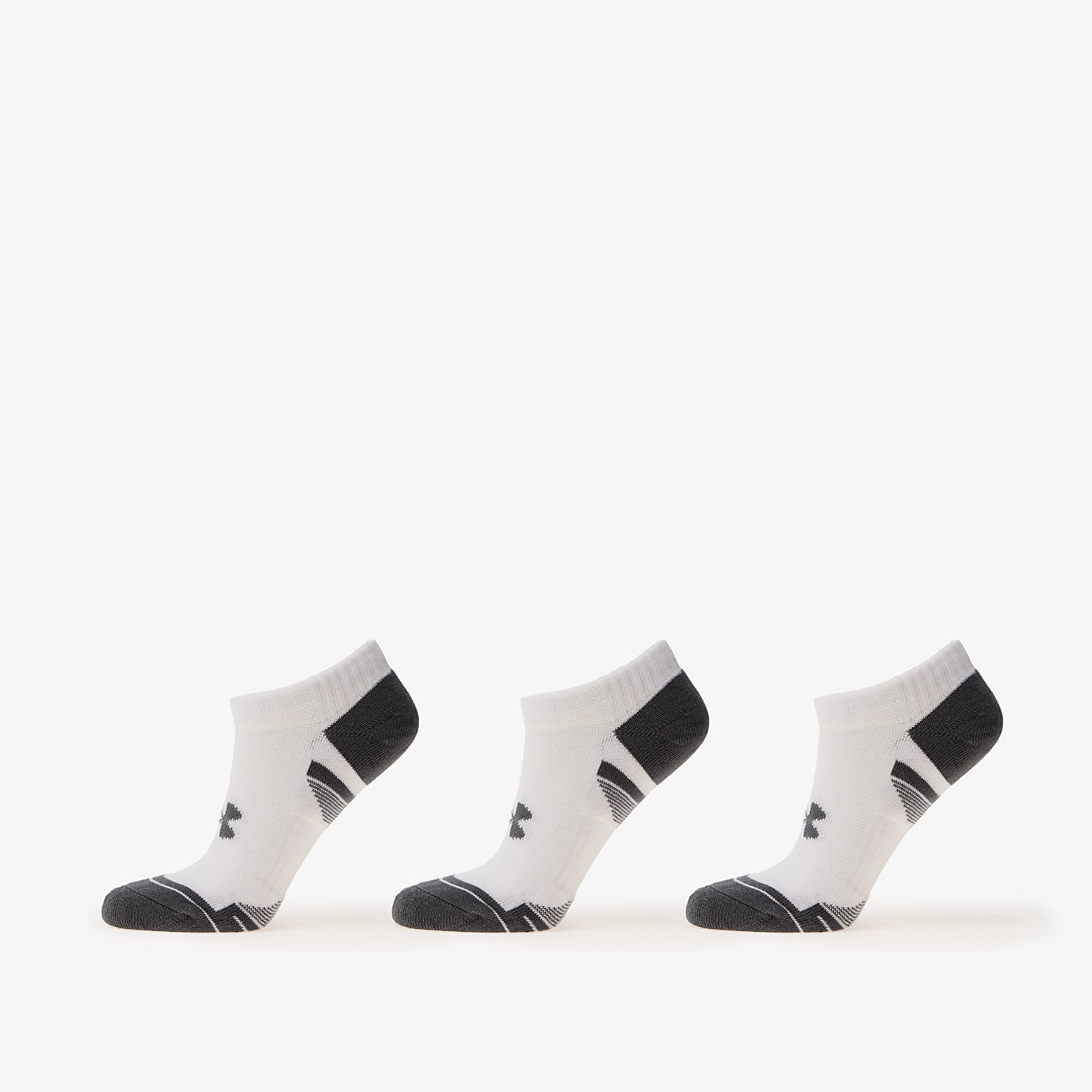 Calcetines para hombre Under Armour Performance Cotton 3-Pack NS White