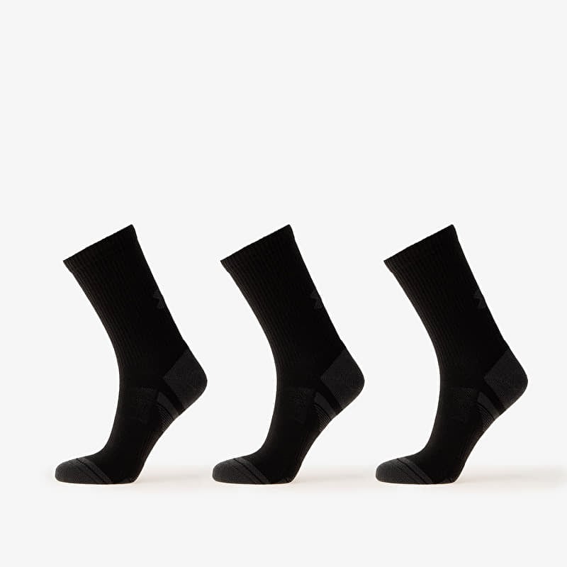 Under Armour Performance Tech 3-Pack Crew Black