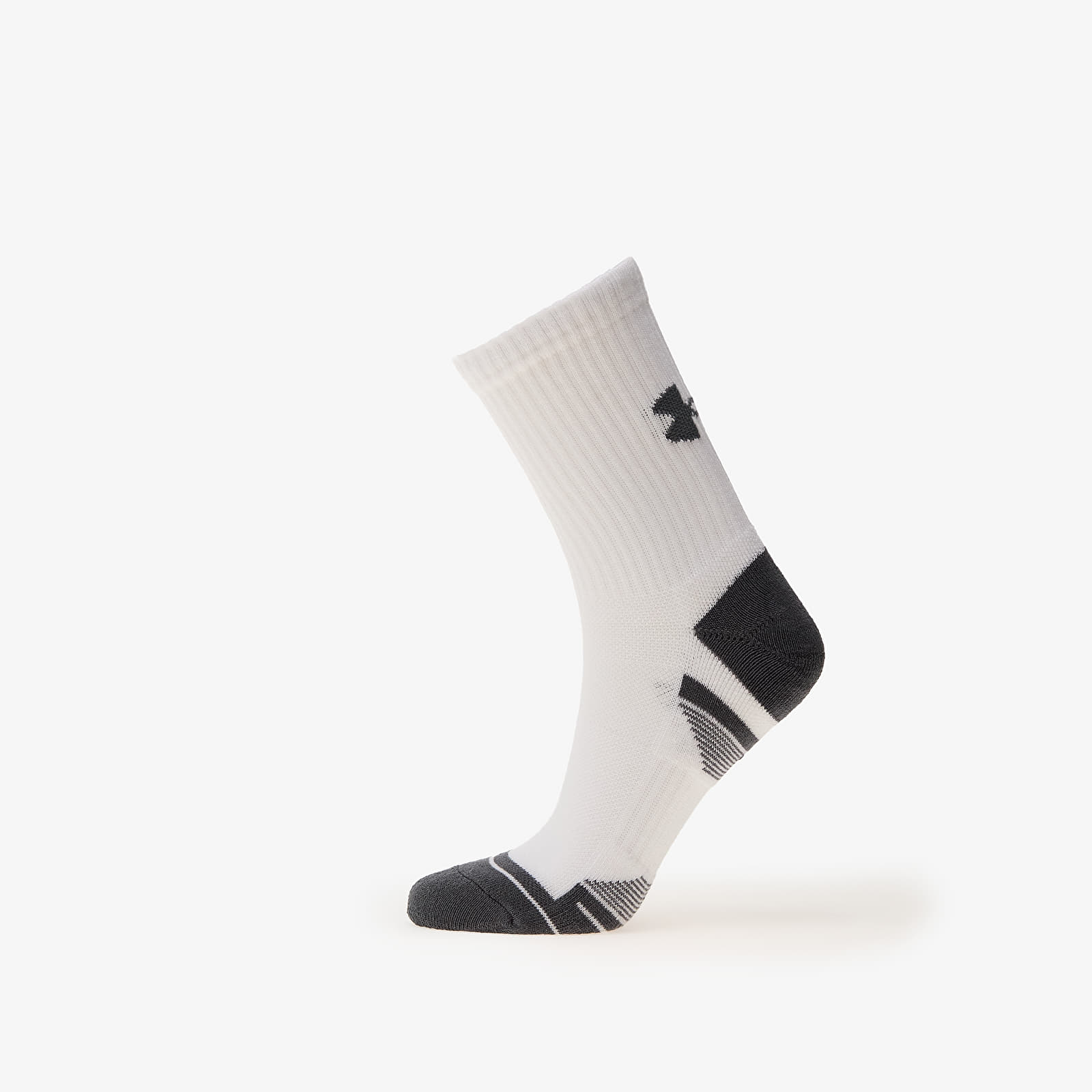 Nogavice  Under Armour Performance Cotton 3P Mid White