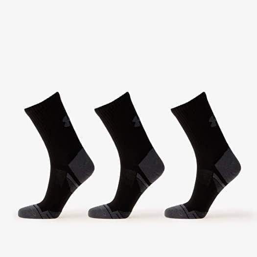 Under Armour Performance Cotton3-PackMid Black