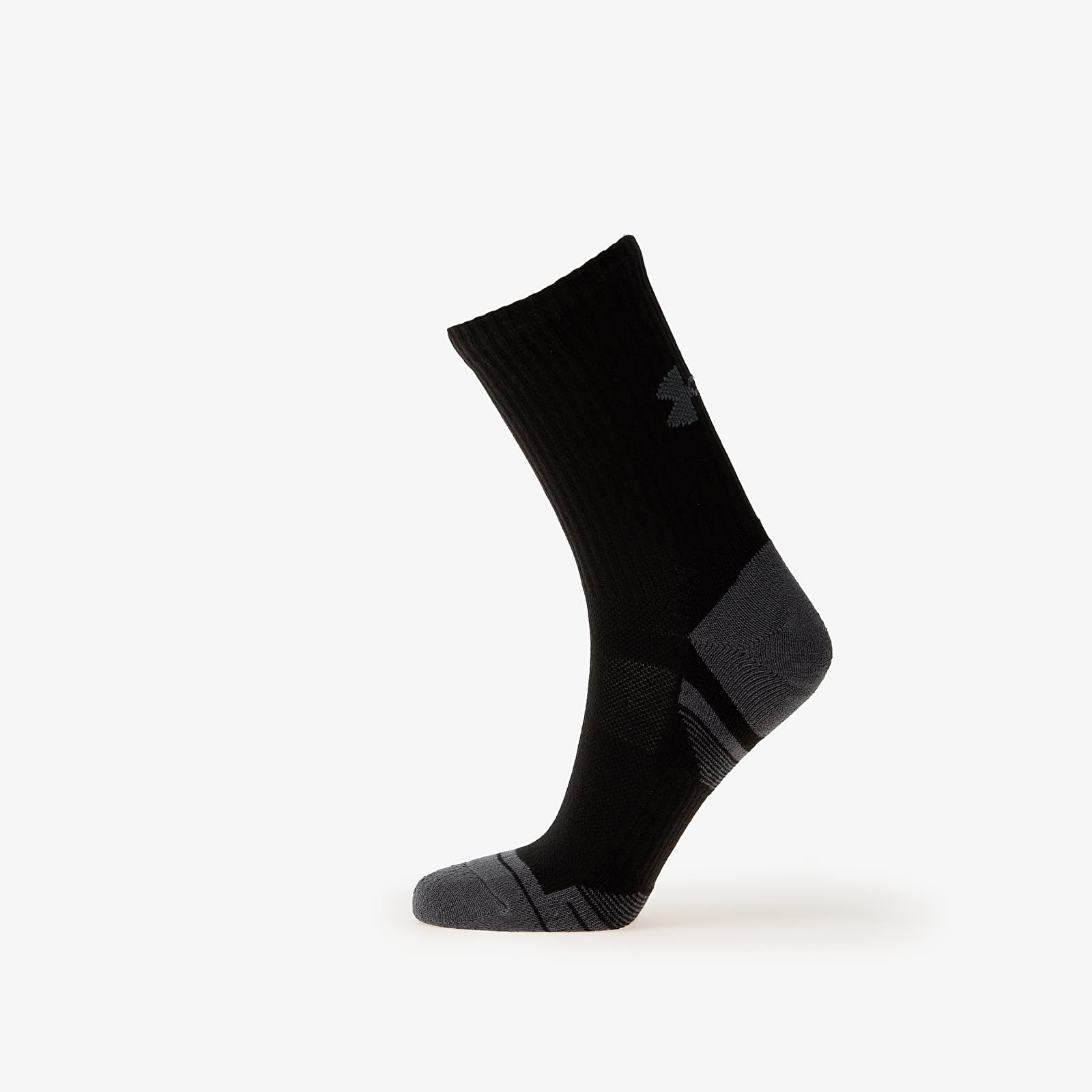 Men's socks Under Armour Performance Cotton3-PackMid Black