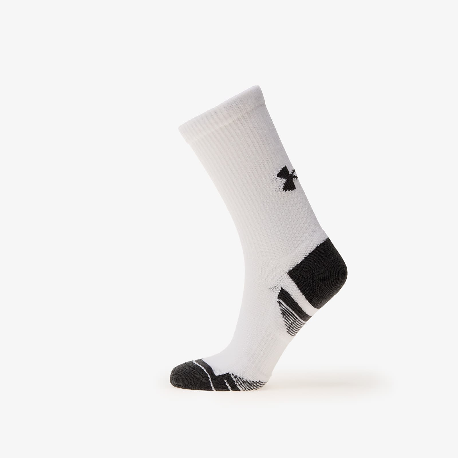 Calcetines para hombre Under Armour Performance Tech 3-Pack Crew White