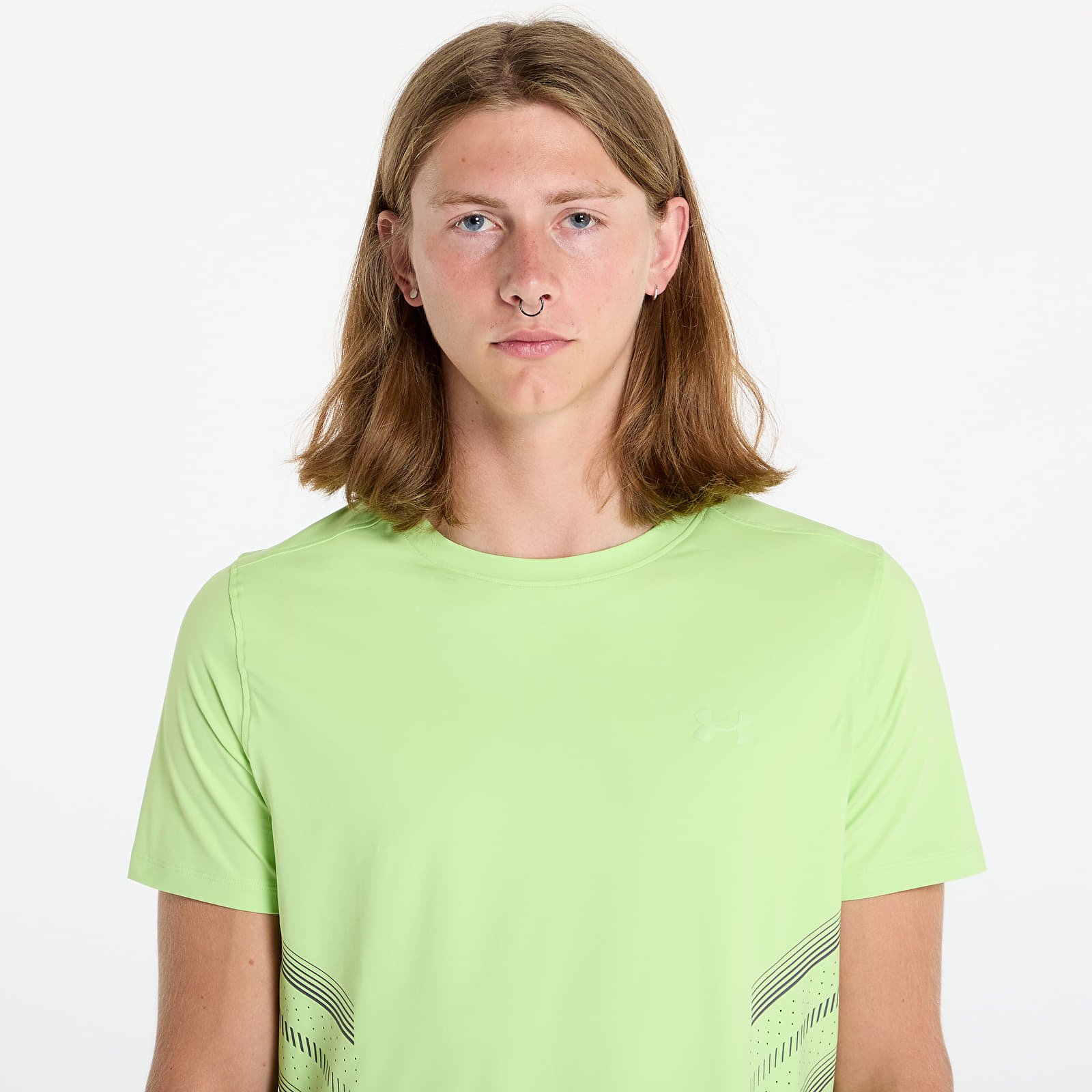 T-shirts de homem Under Armour Elite Graphic Short Sleeve Tee Green