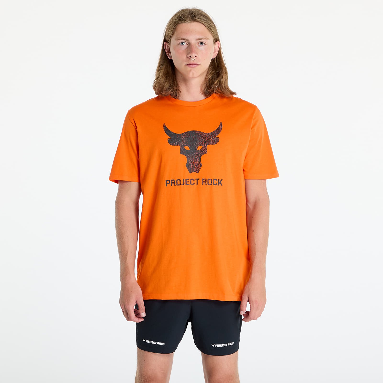 Camisetas hombre Under Armour Project Rock Payoff Graphc SS Team Orange/ Black