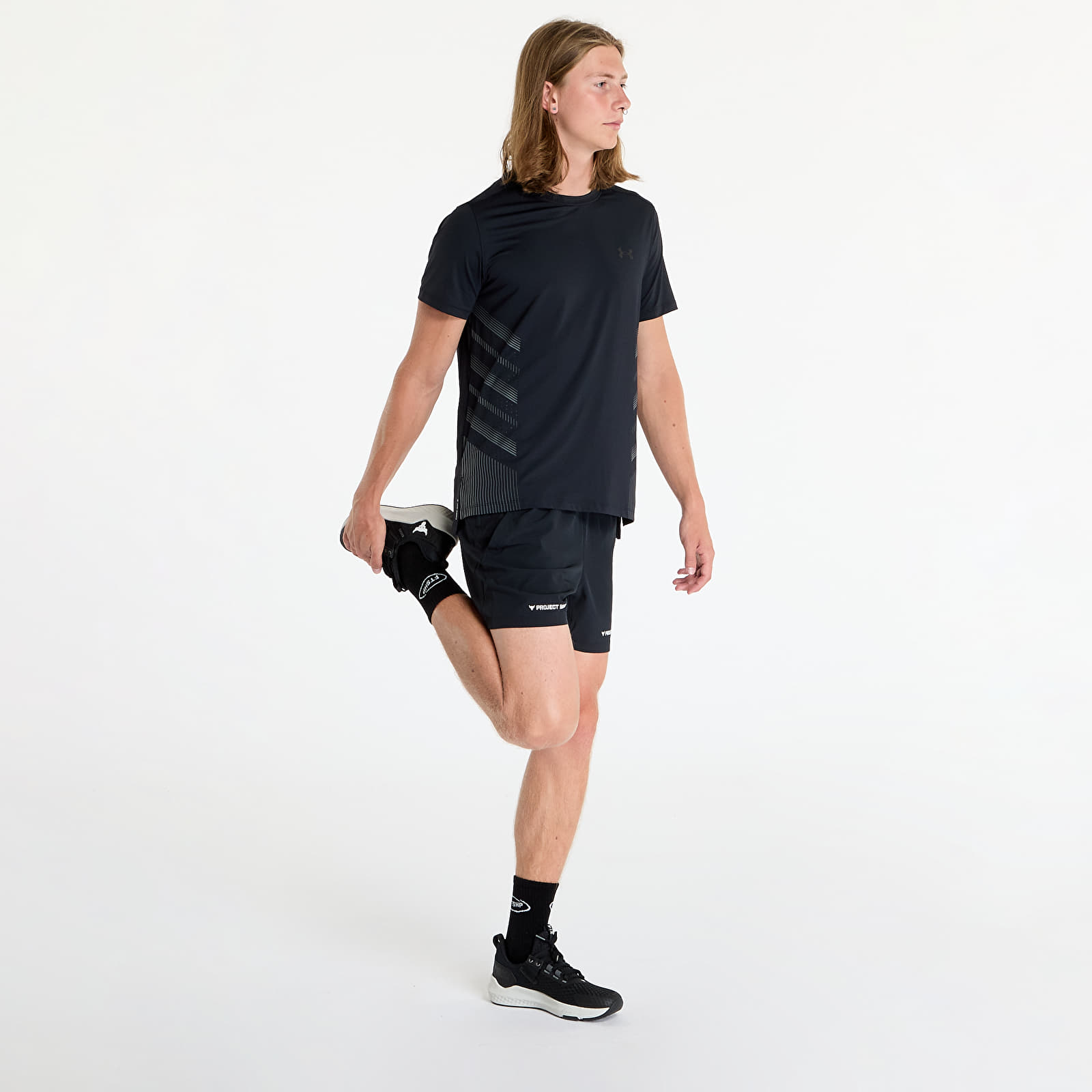 Moške majice Under Armour Elite Graphic Short Sleeve Tee Black