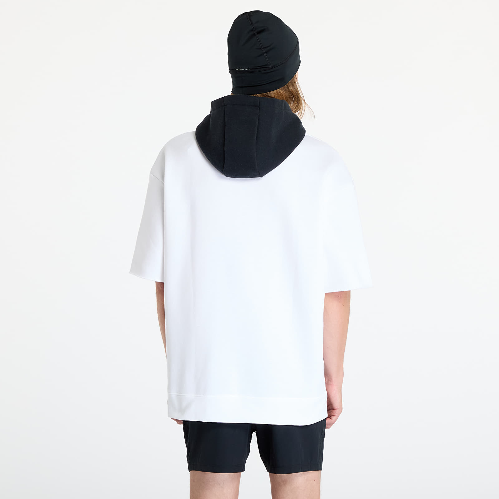 Sudaderas Under Armour Project Rock Icon Fleece SS Hoody BOH White/ Black