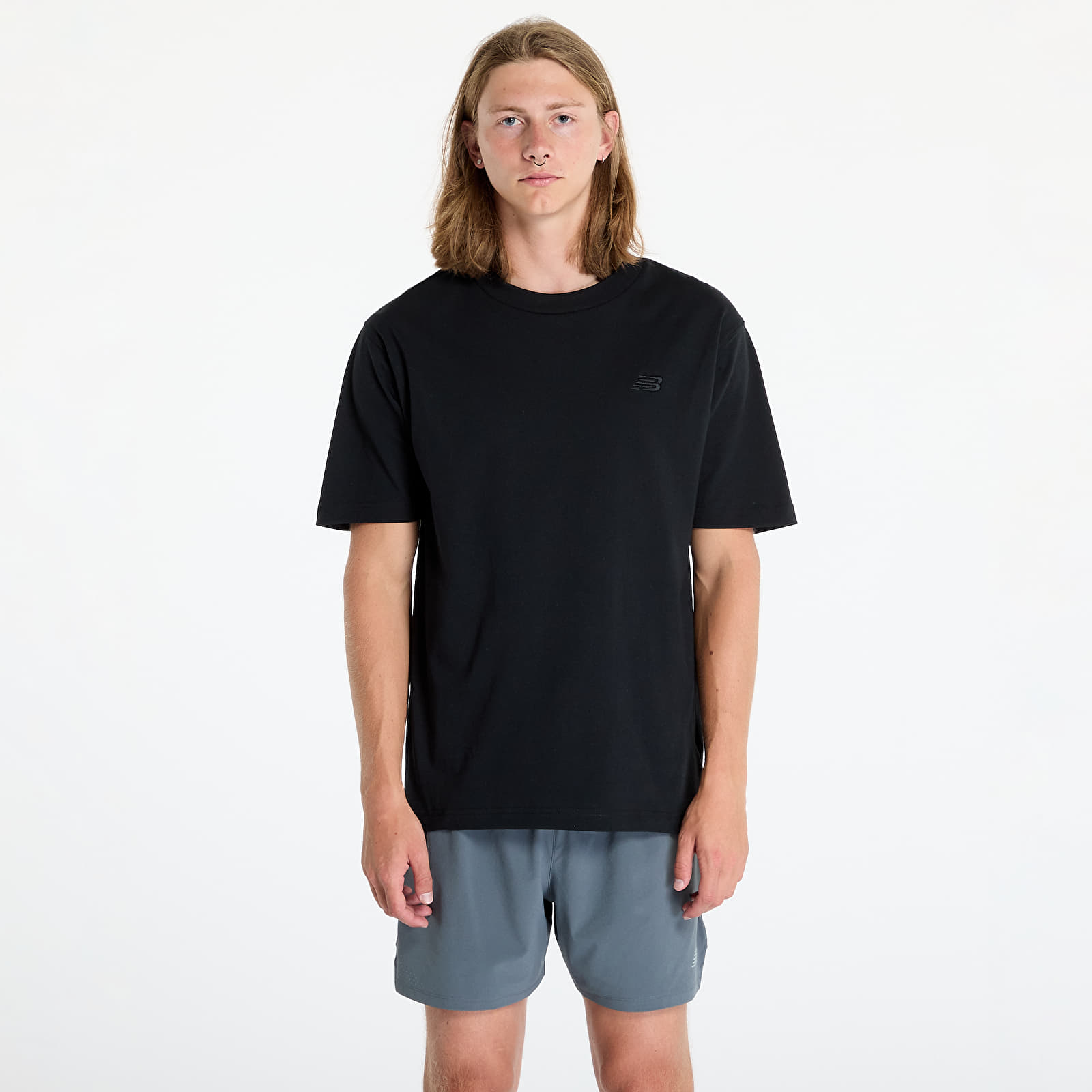 Camisetas hombre New Balance Athletics Cotton T-Shirt Black