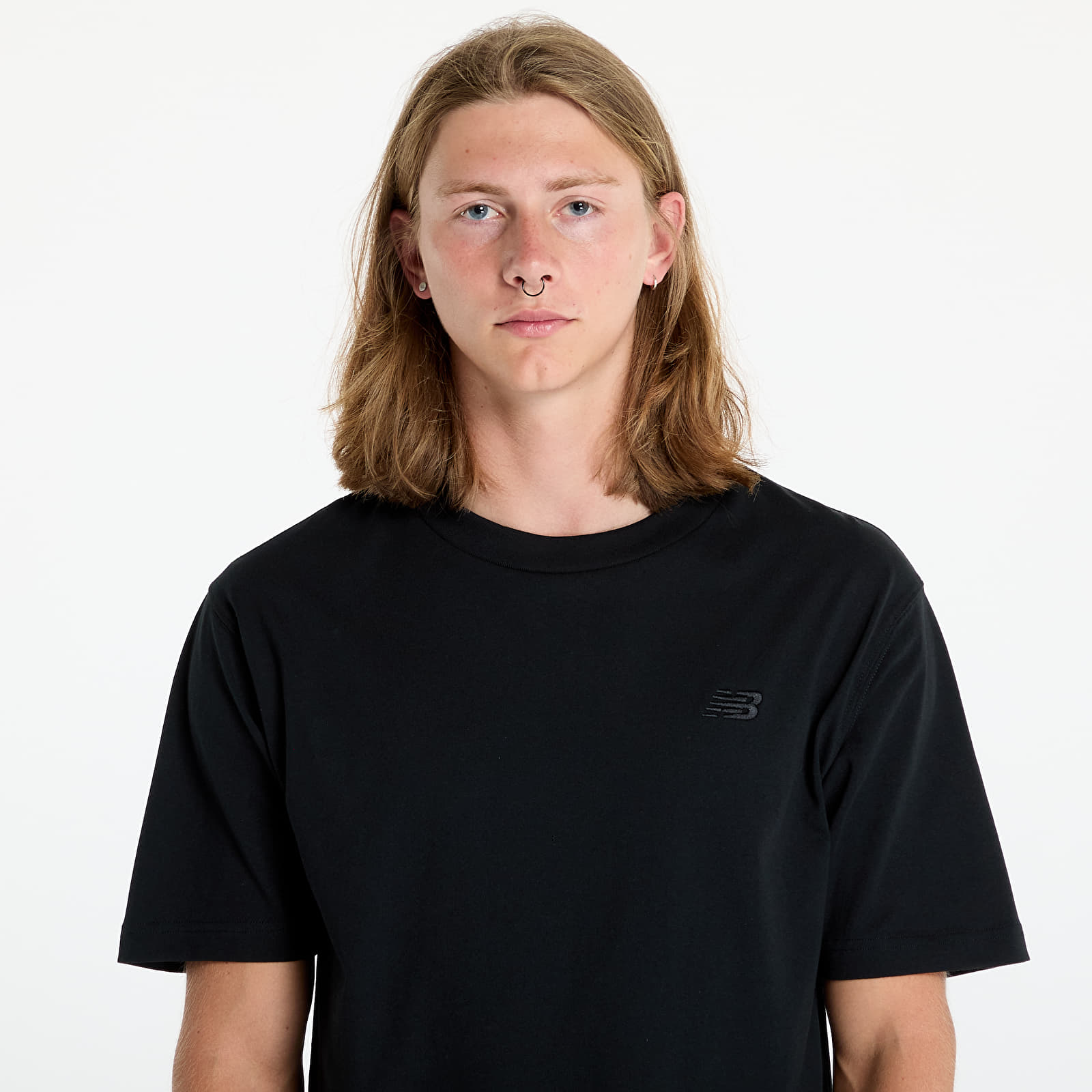 Camisetas hombre New Balance Athletics Cotton T-Shirt Black