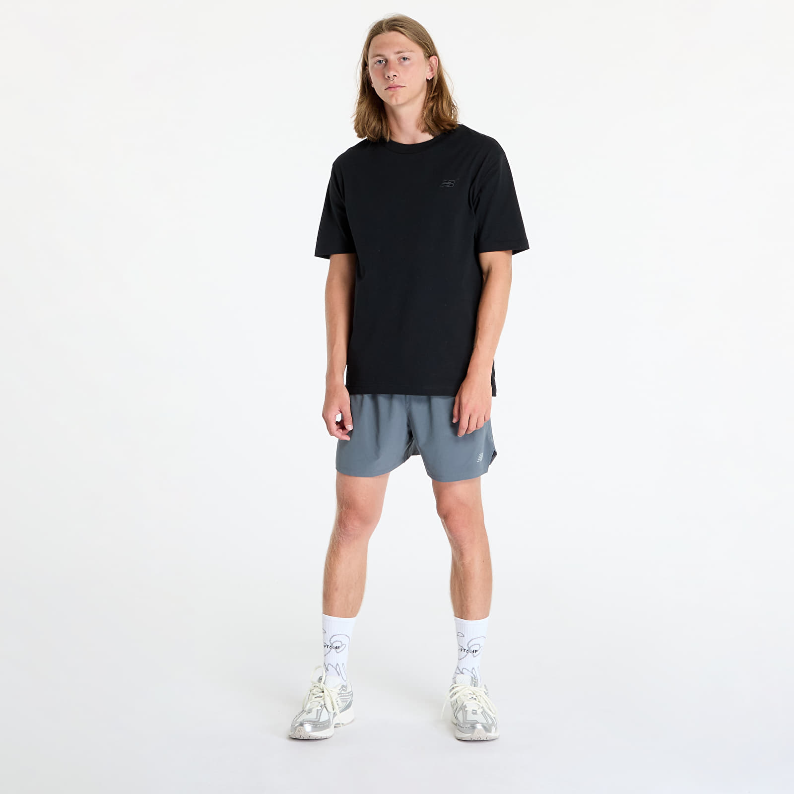 Camisetas hombre New Balance Athletics Cotton T-Shirt Black