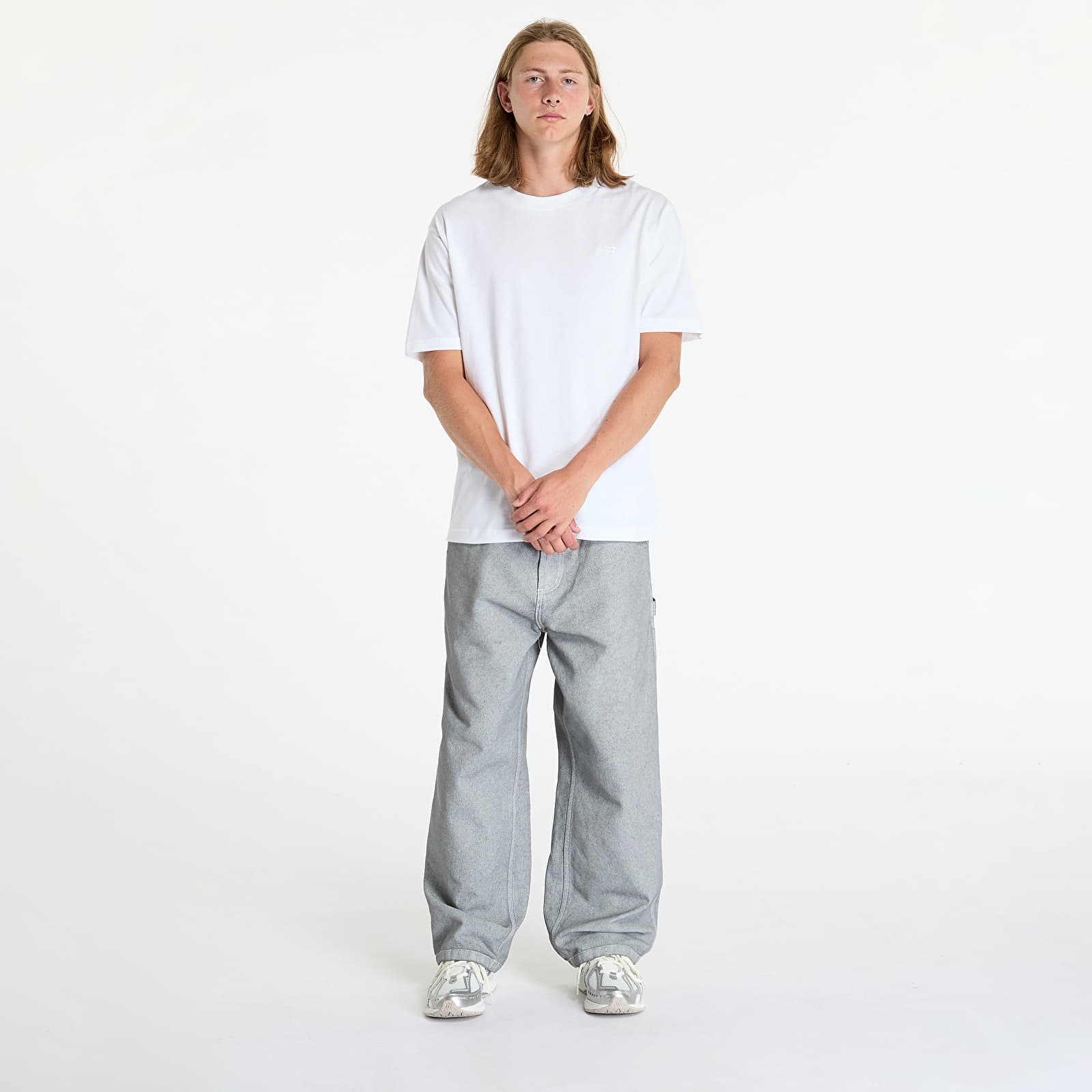 Muške majice New Balance Athletics Cotton T-Shirt White